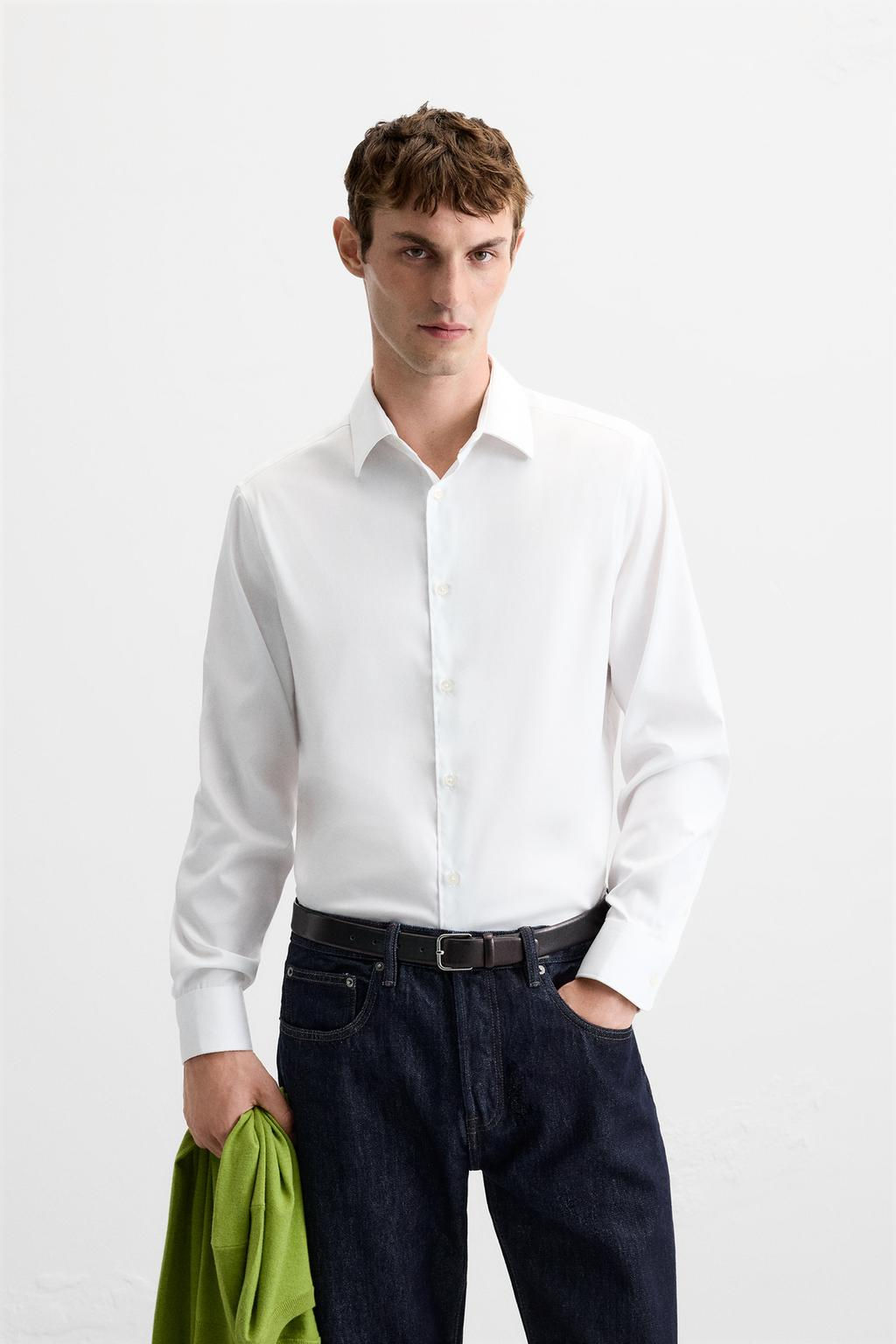 TEXTURED TWILL SHIRT - Zara фото 2