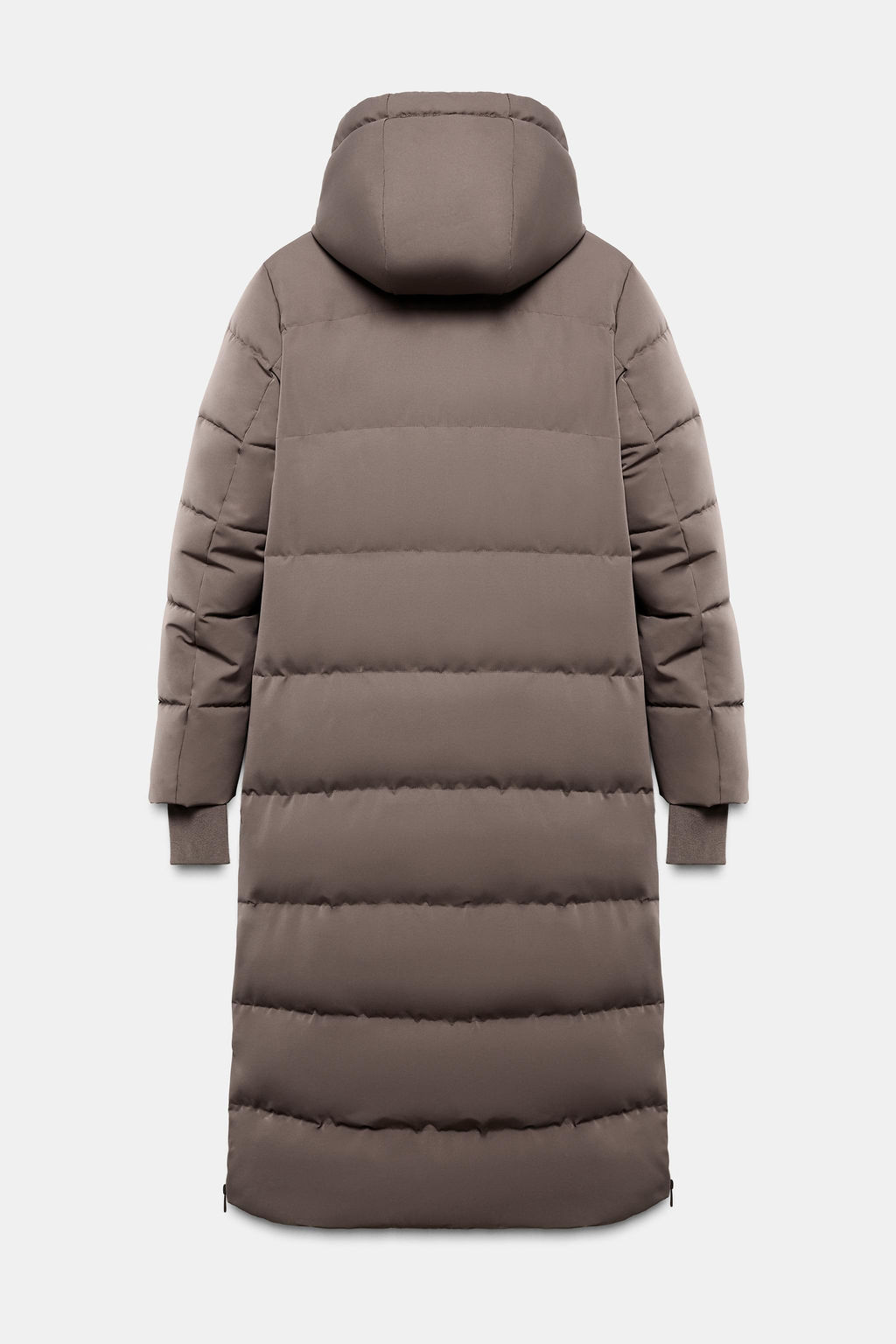 LONG WATER-REPELLENT AND WINDPROOF DOWN PUFFER JACKET WITH HOODIE - Zara фото 10