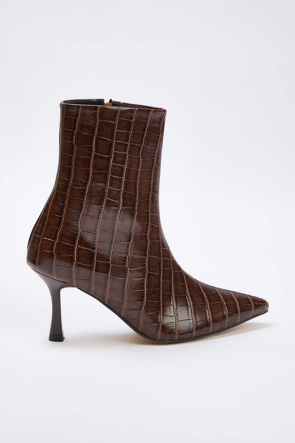 Siyah Timsah Derisi Gorunumlu Ince Topuklu Bilekte Kad?n Bot
TAKAW26BO00058 - Trendyolmilla фото 10