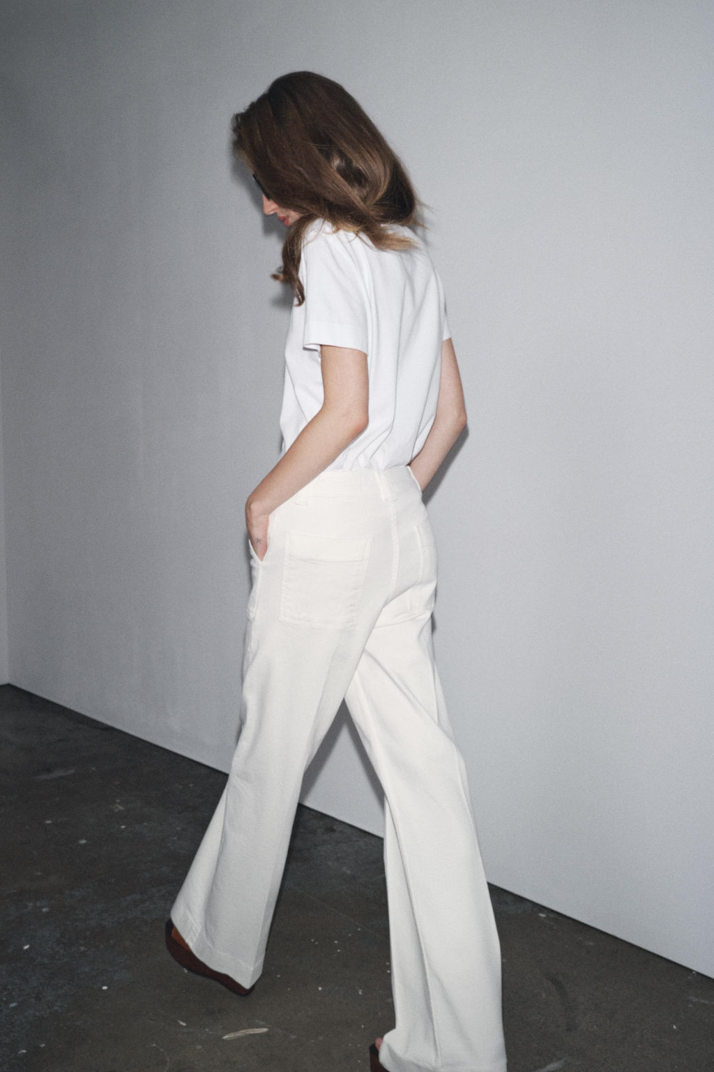 ZW COLLECTION FULL LENGTH HIGH-WAIST JEANS - Zara фото 12