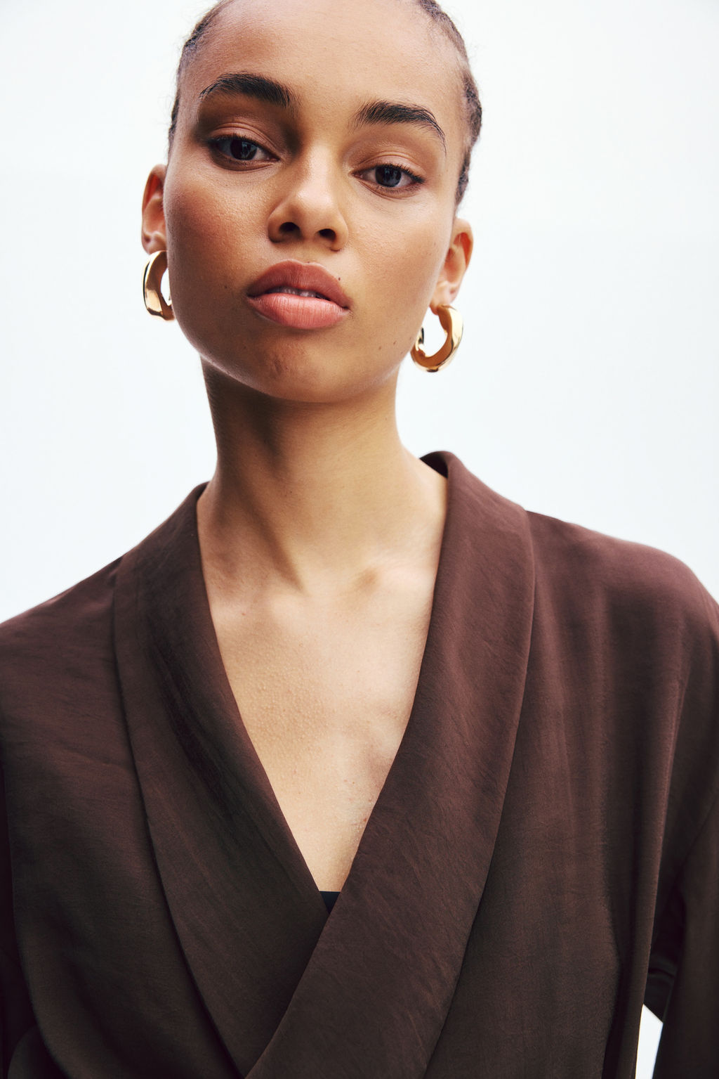 Blazer oversize con cintur?n de anudar - H&m фото 6