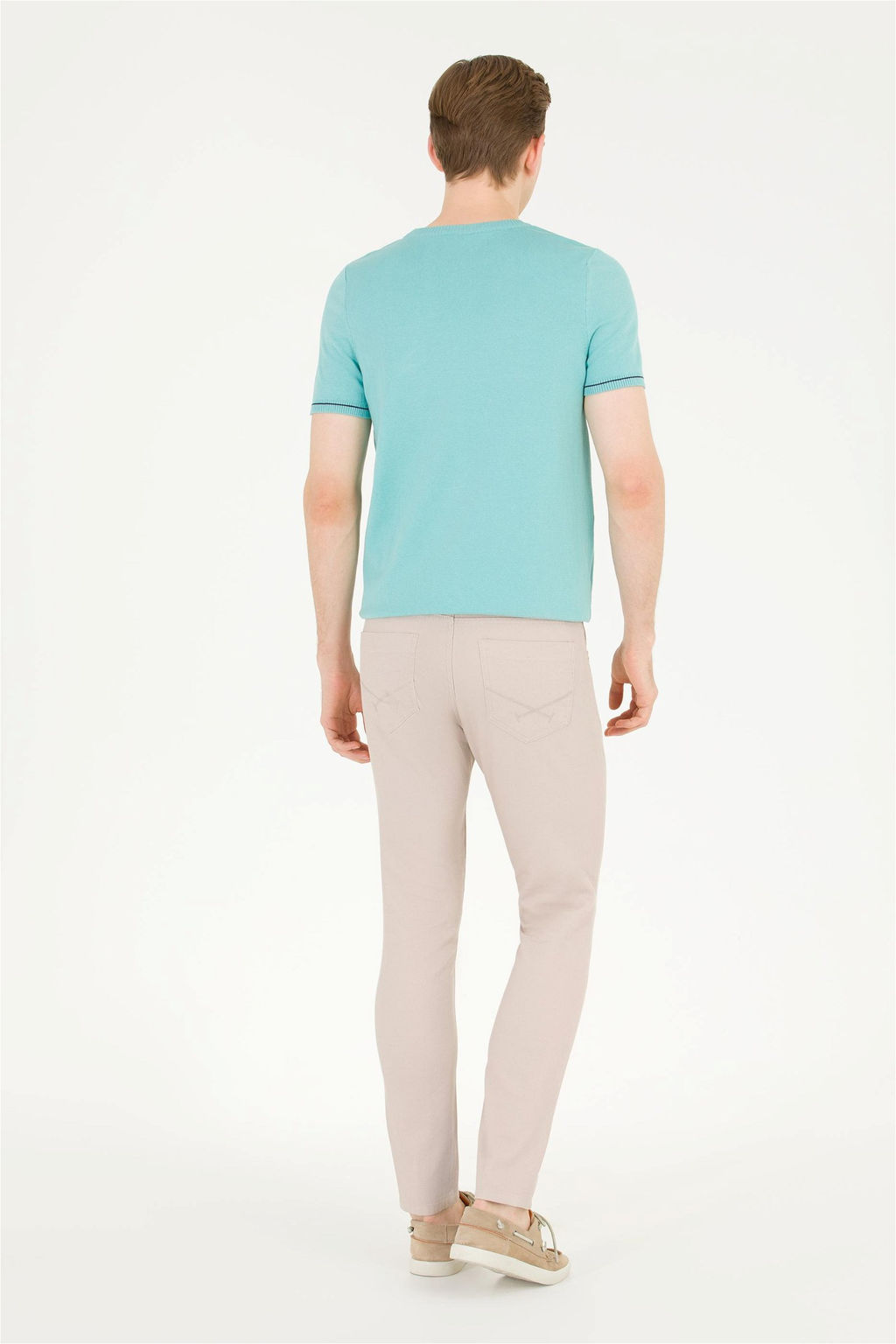 Мужские брюки из парусины с каменным узором - U.s. polo assn фото 4