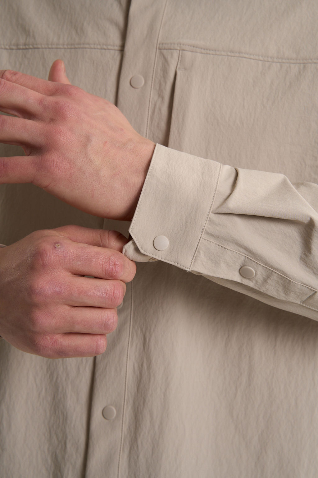 Рубашка Хаки COMMUTE LS Shirt - Anta фото 8