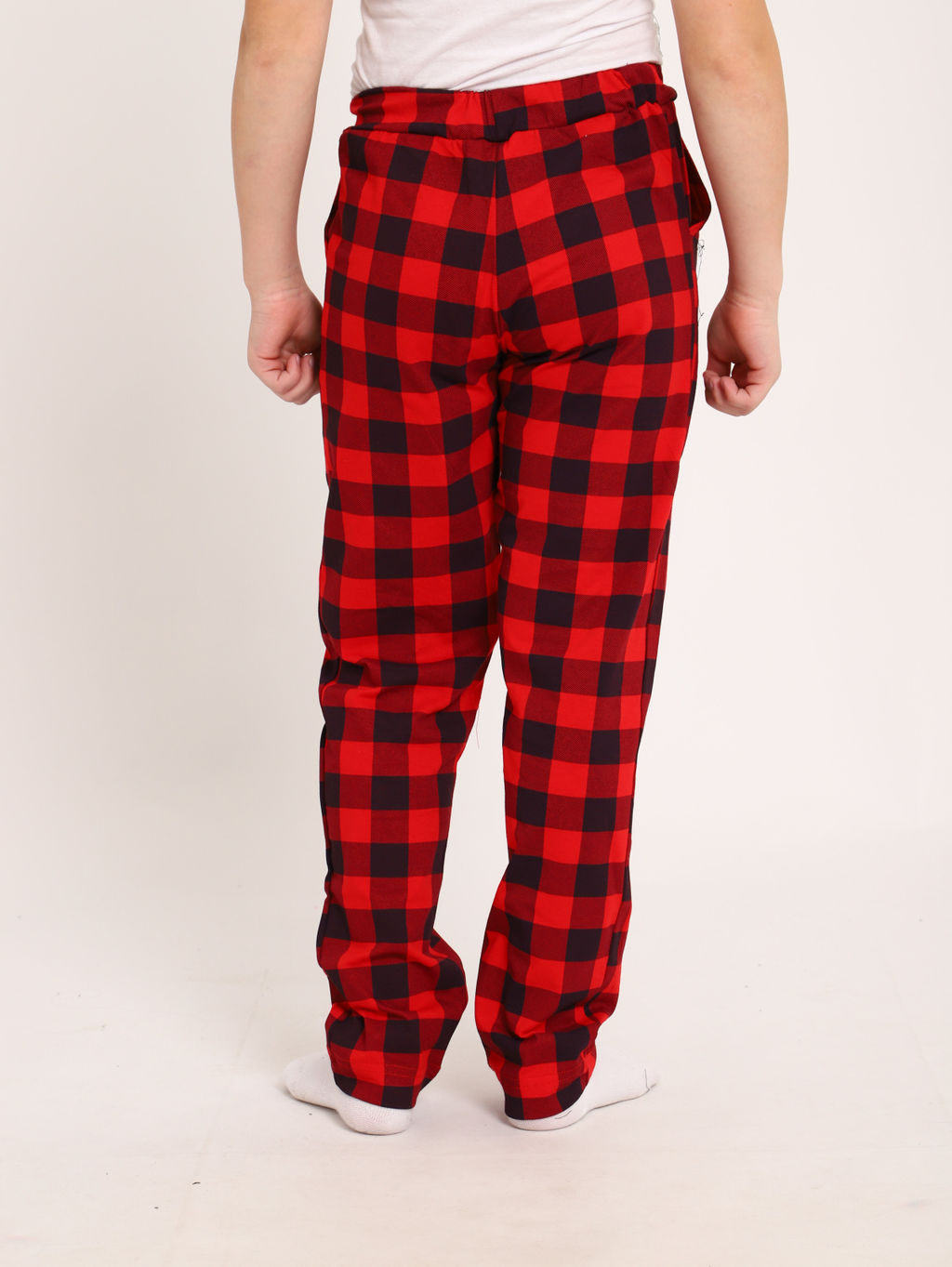 Брюки Матвей красная клетка - Ладошки фото 5