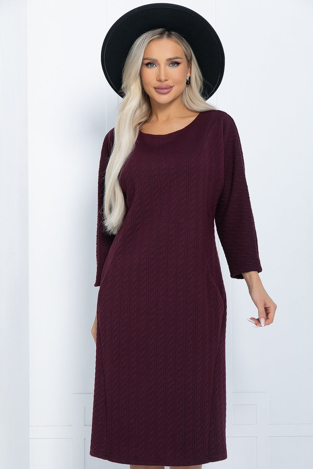 Платье Монами (сливовое) П12282-12 - Lt collection фото 6