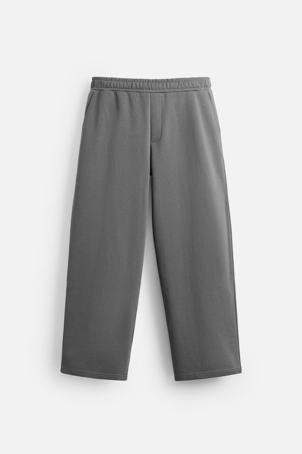 WIDE-LEG JOGGER TROUSERS - Zara фото 25