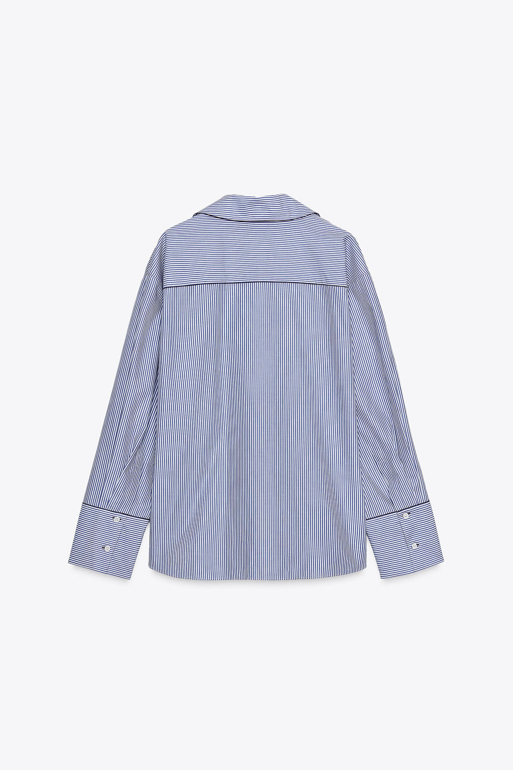 ZW COLLECTION CONTRAST TRIM SHIRT - Zara фото 10