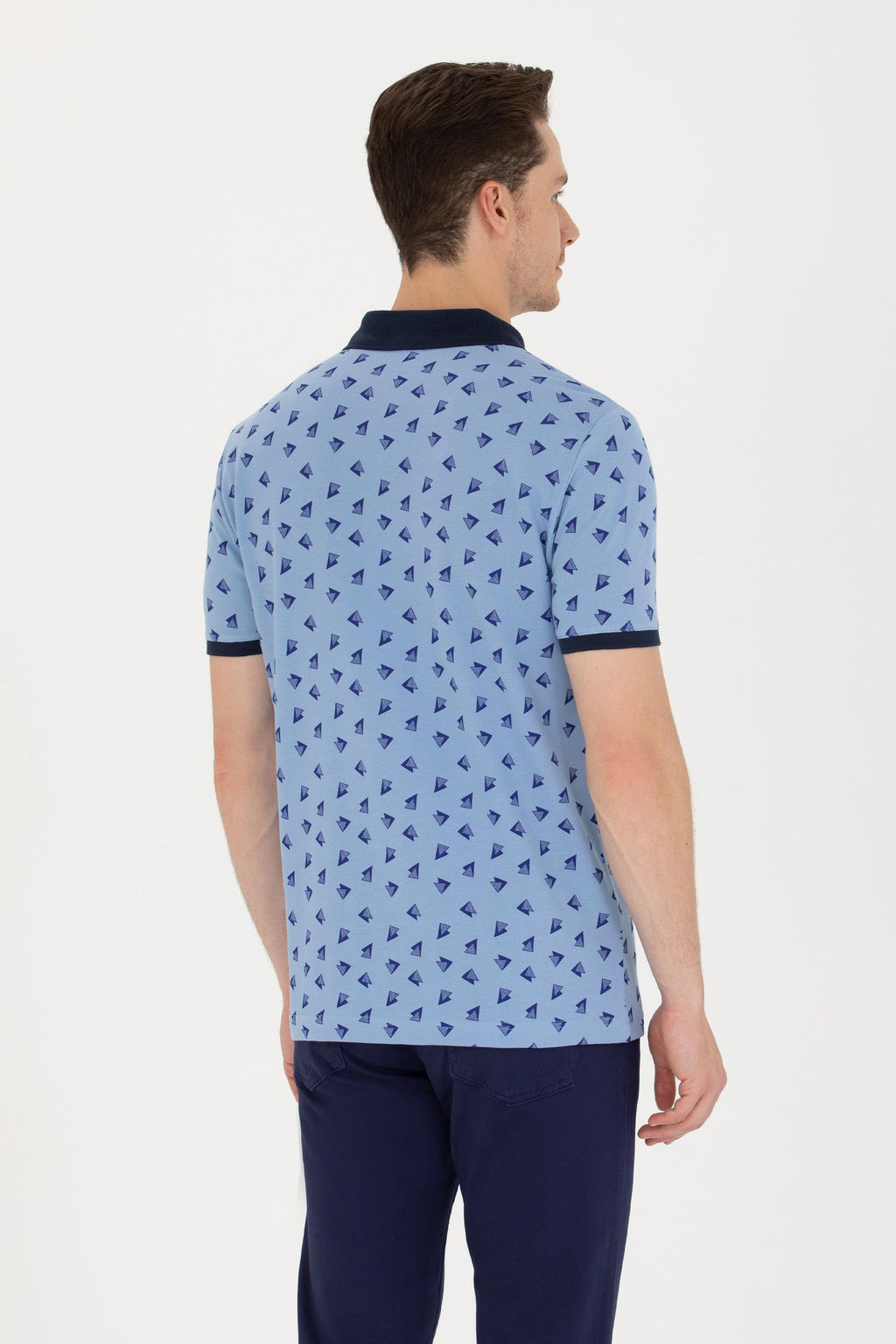 Erkek Lacivert Polo Yaka Ti__rt