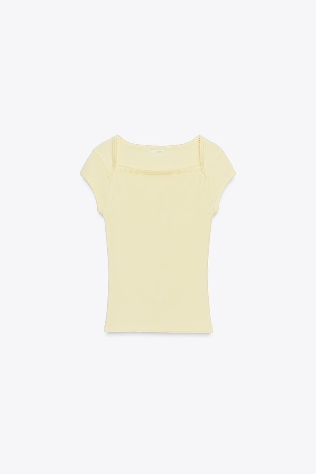 COTTON MODAL T-SHIRT - Zara фото 15