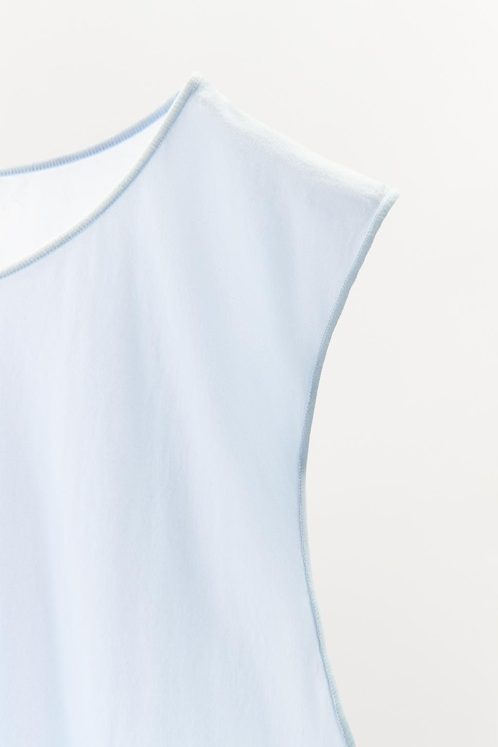 TOP WITH POLYAMIDE - Zara фото 13
