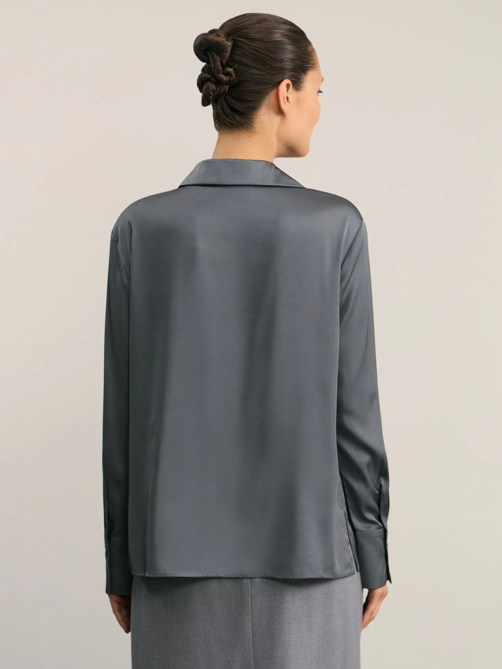 Атласная блузка / Zarina  фото 5