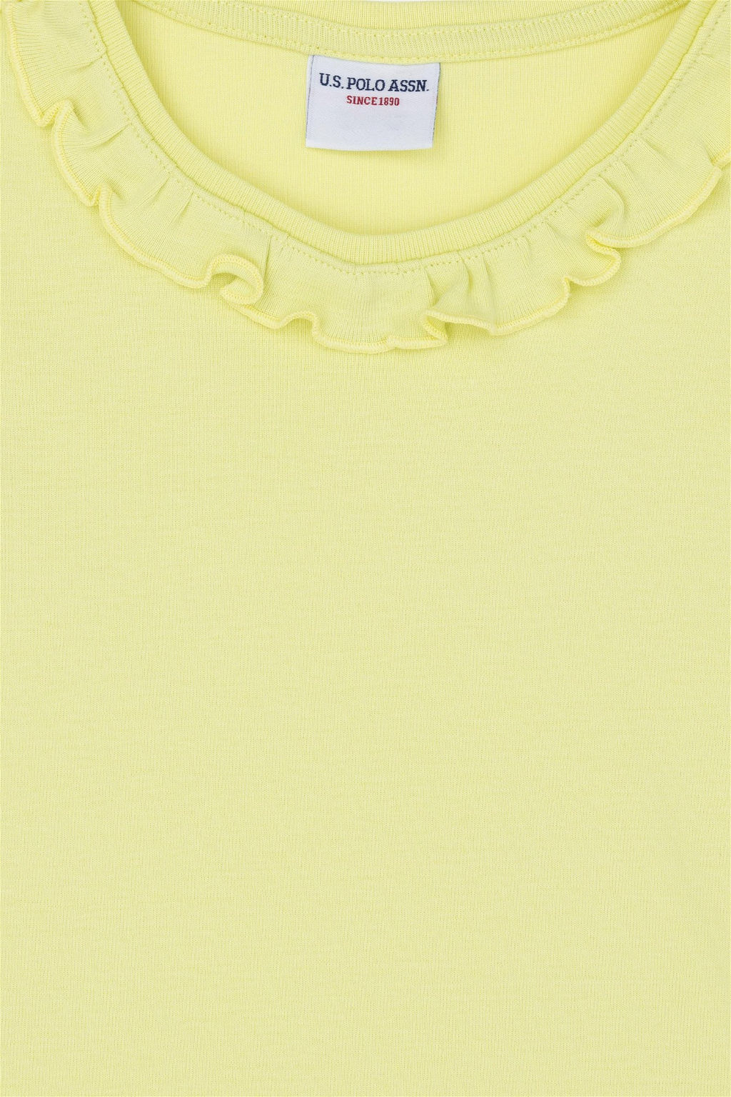 U. S. Polo Assn Светло-желтая футболка для девочки - U.s. polo assn фото 3