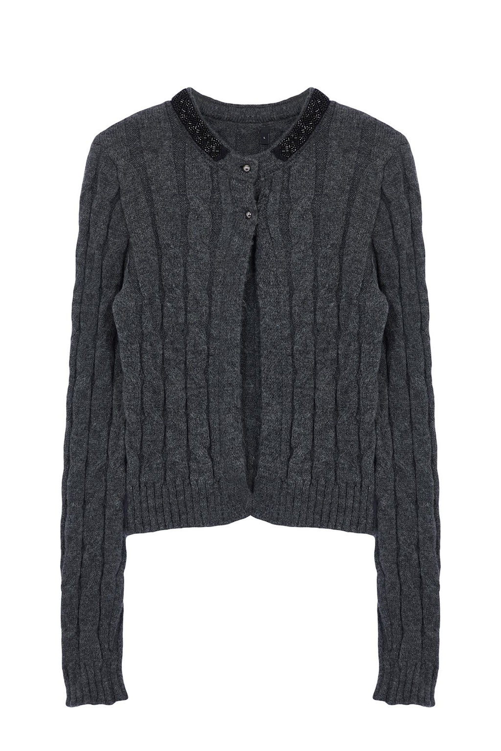 Limited Edition Antrasit Yumusak Dokulu Sac Orgulu Triko Kazak TWOAW25KZ00333 - Trendyolmilla фото 6