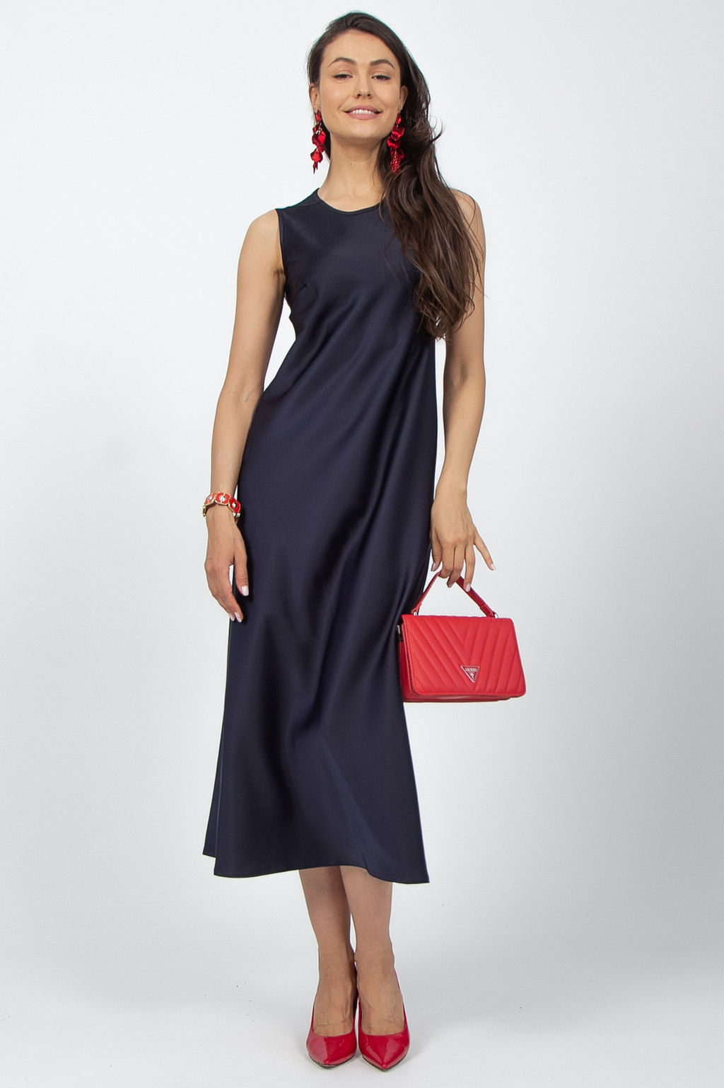 Платье Покорять мир (черника) - Эльза фото 2