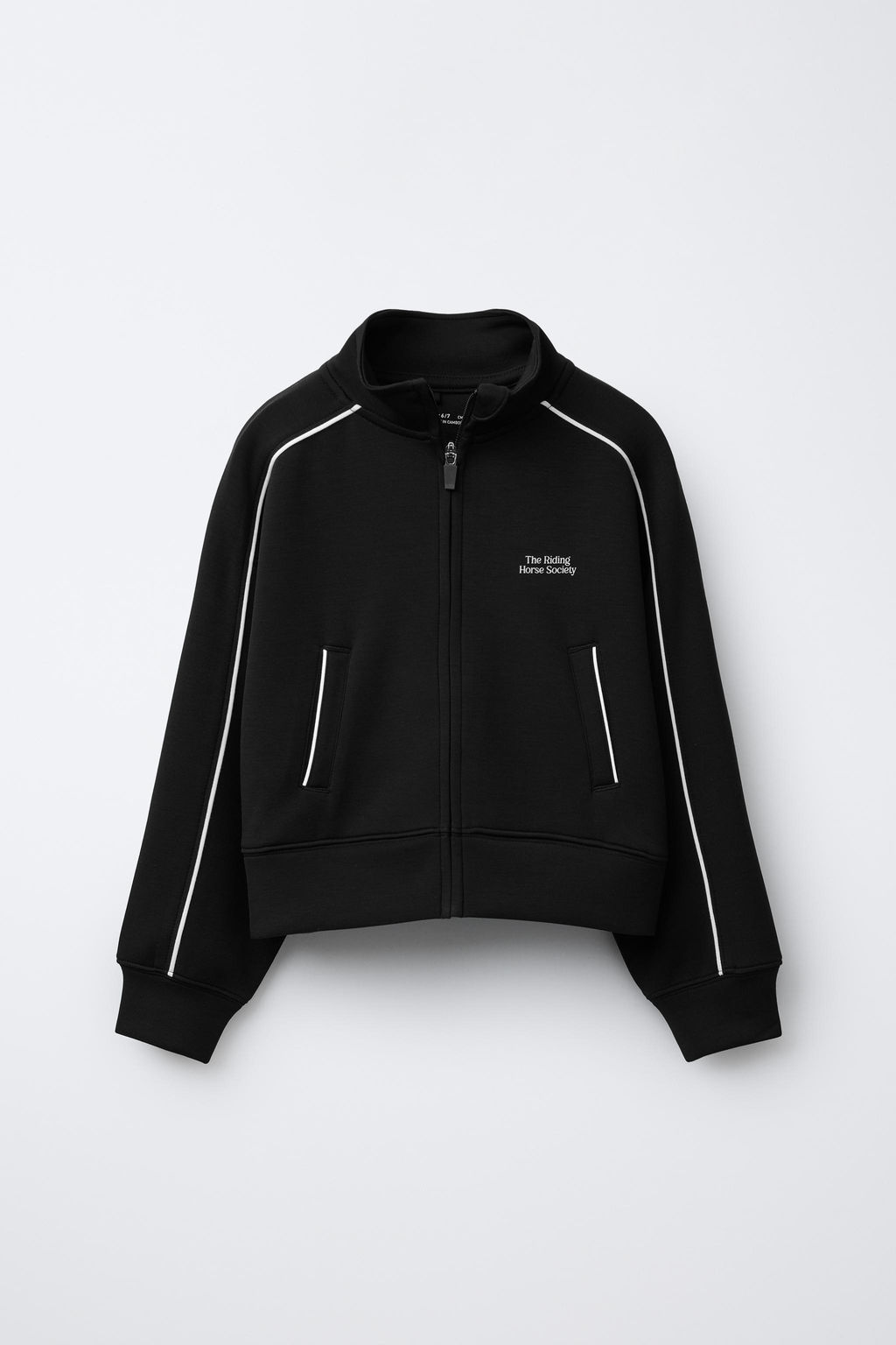 CONTRAST TRIM MODAL JACKET