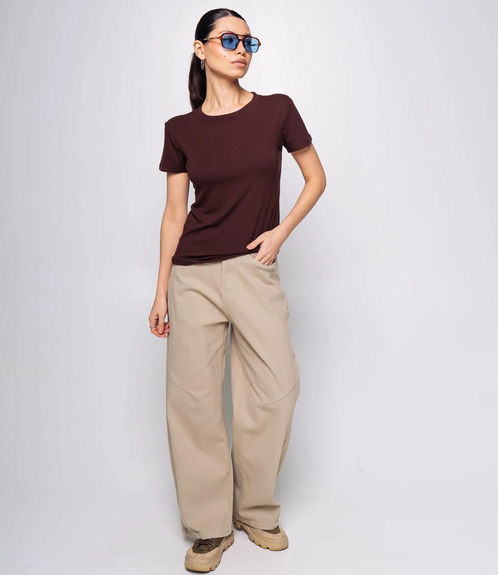 Футболка #КТ9005 (1), шоколадный