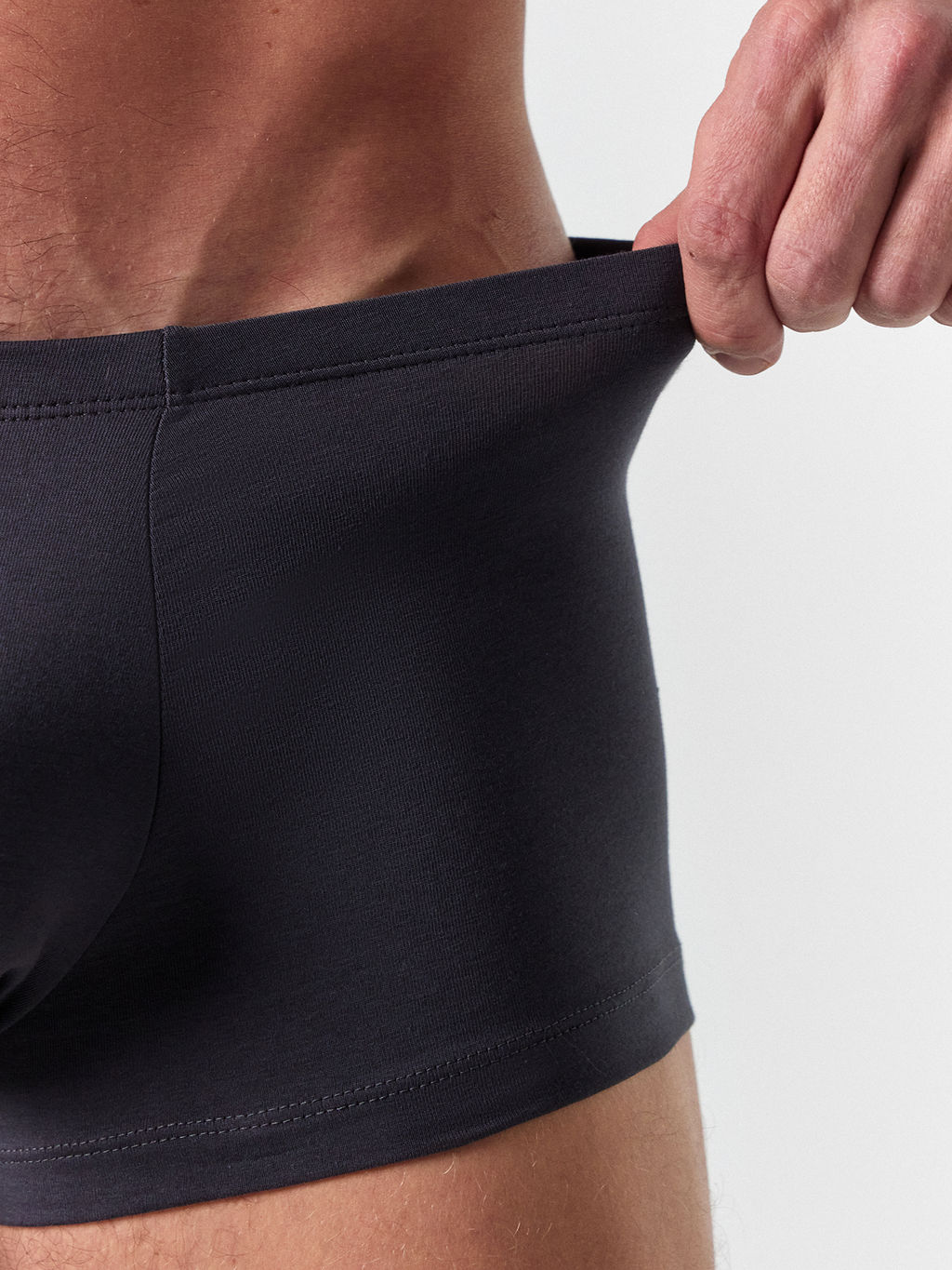 Цена за 2 штуки! Трусы мужские боксеры в сером оттенке графит 411122 - Mark formelle фото 3