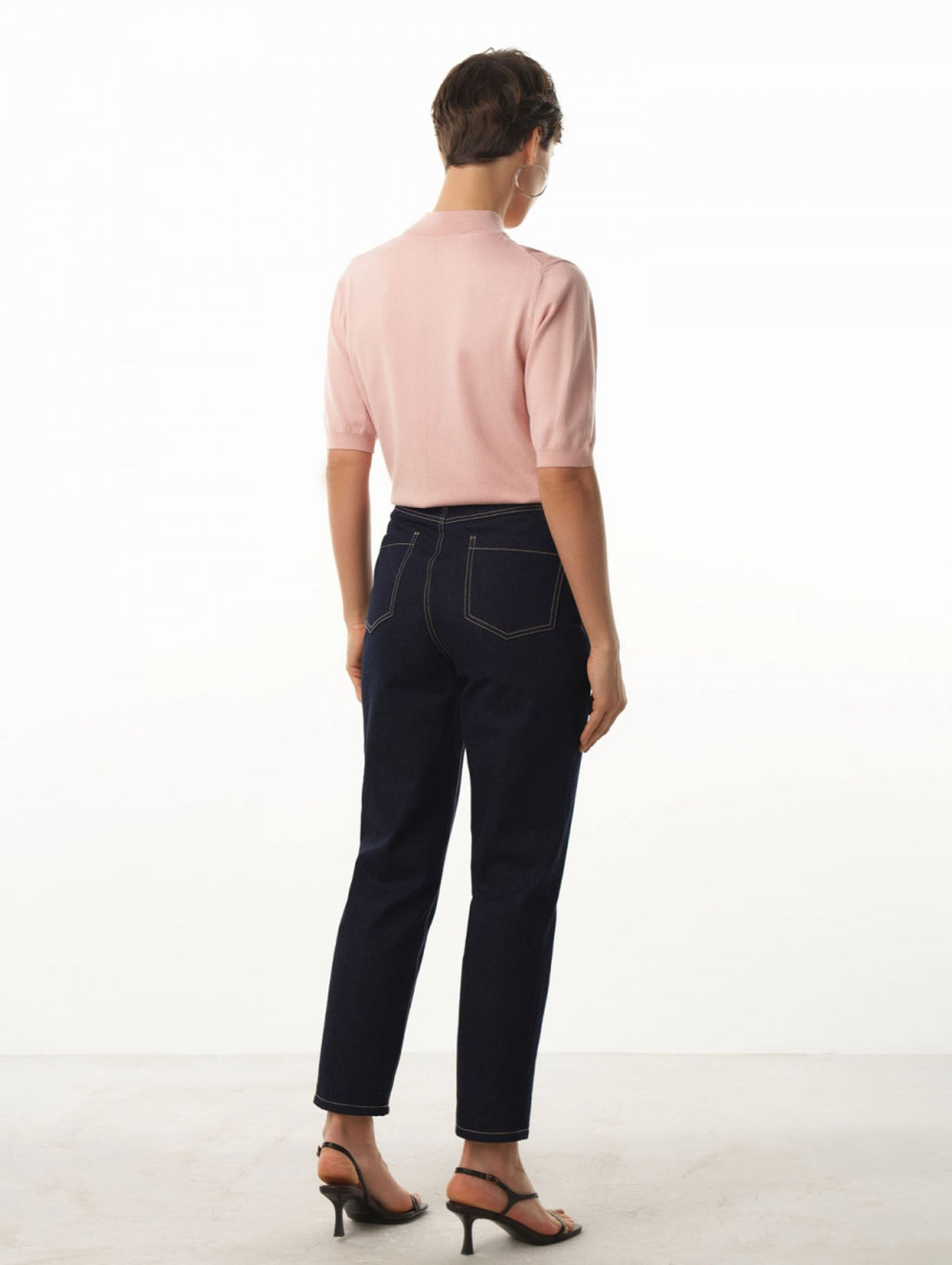 Conso/KTM 230702 - pink powder Водолазка женская фото 3