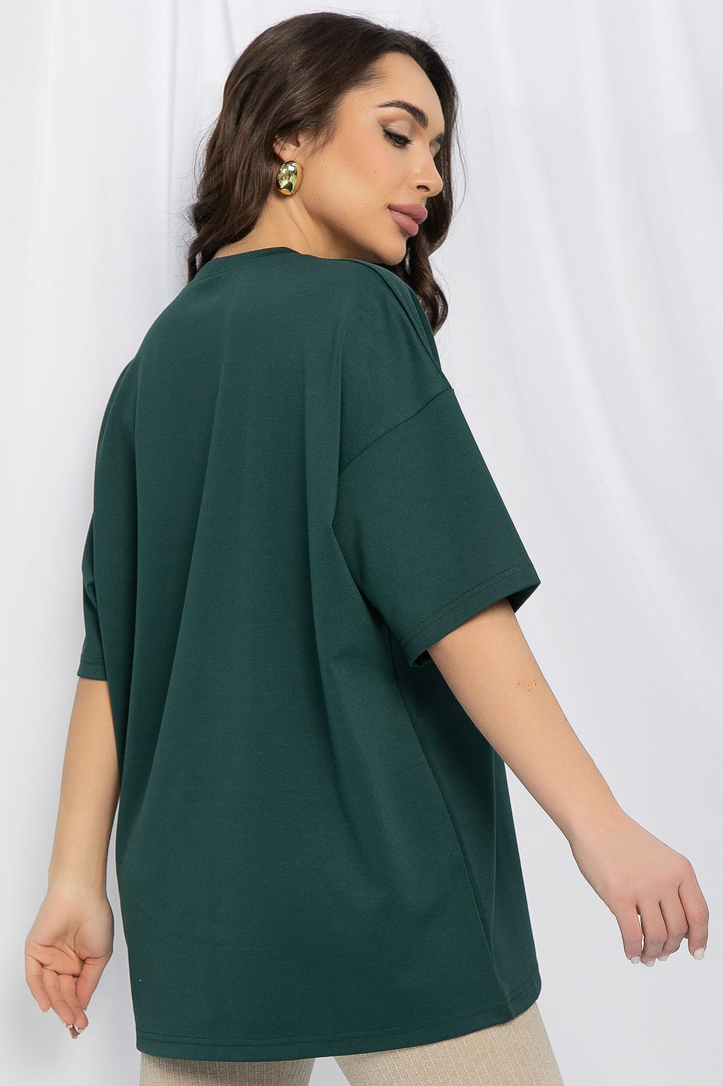 Футболка Левадия (зеленая) Б13133-22М - Lt collection фото 4