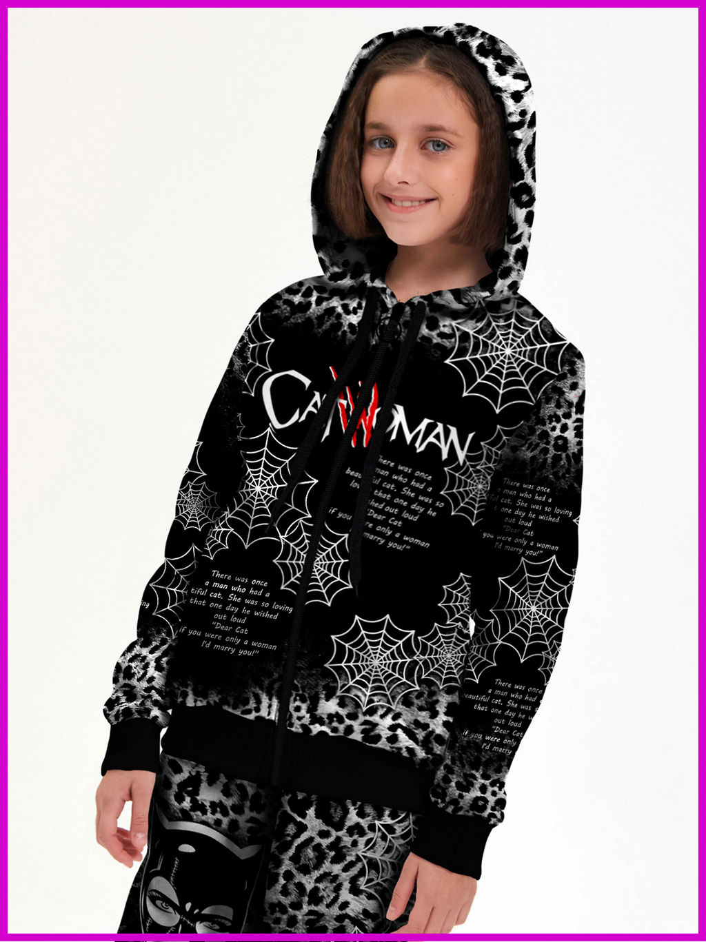 Спортивный костюм "Селина Кайл",чёрный