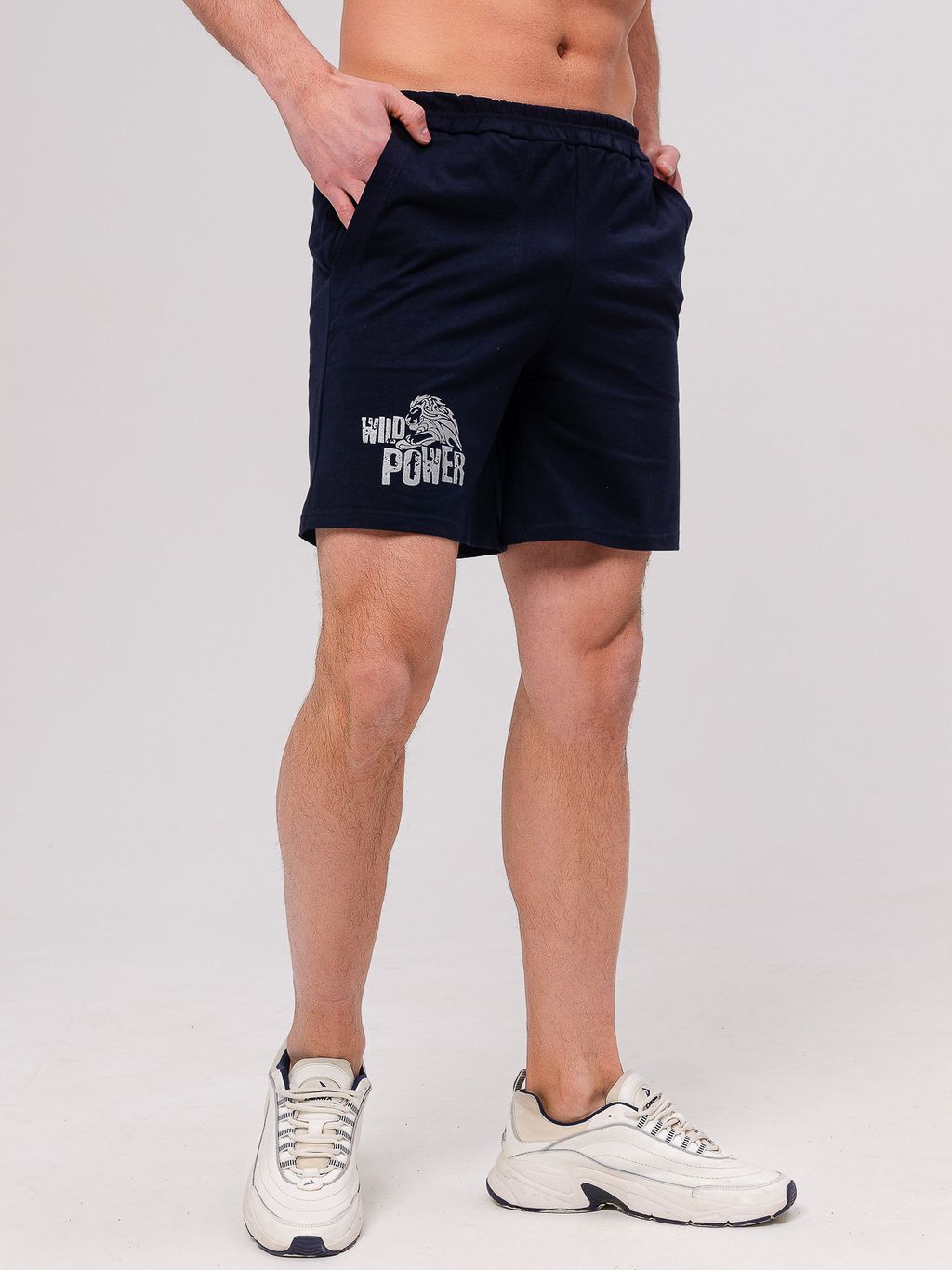 Шорты мужские-2 (короткие) темно синие - Lena basco фото 4