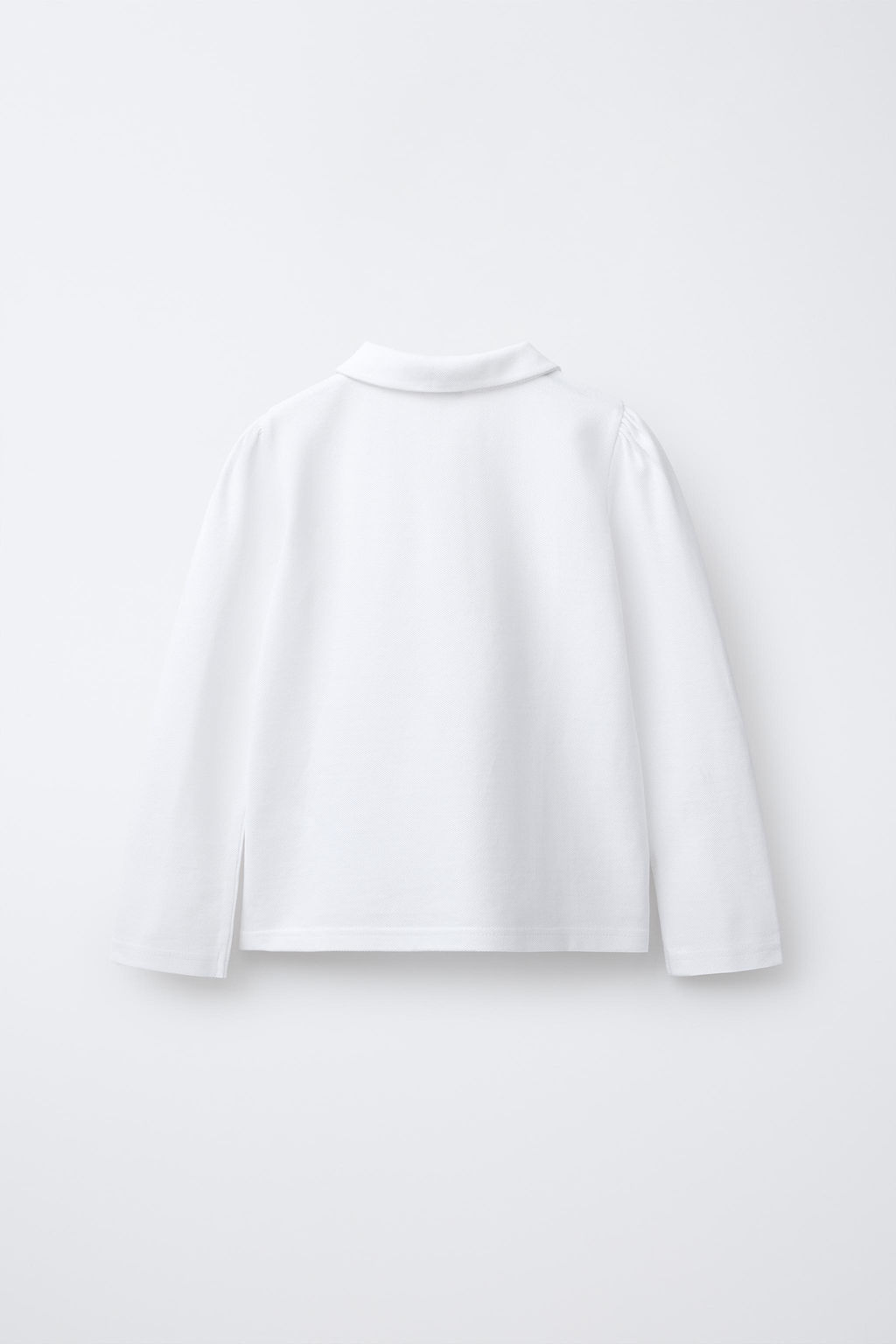 PIQU_ POLO SHIRT WITH PETER PAN COLLAR - Zara фото 2