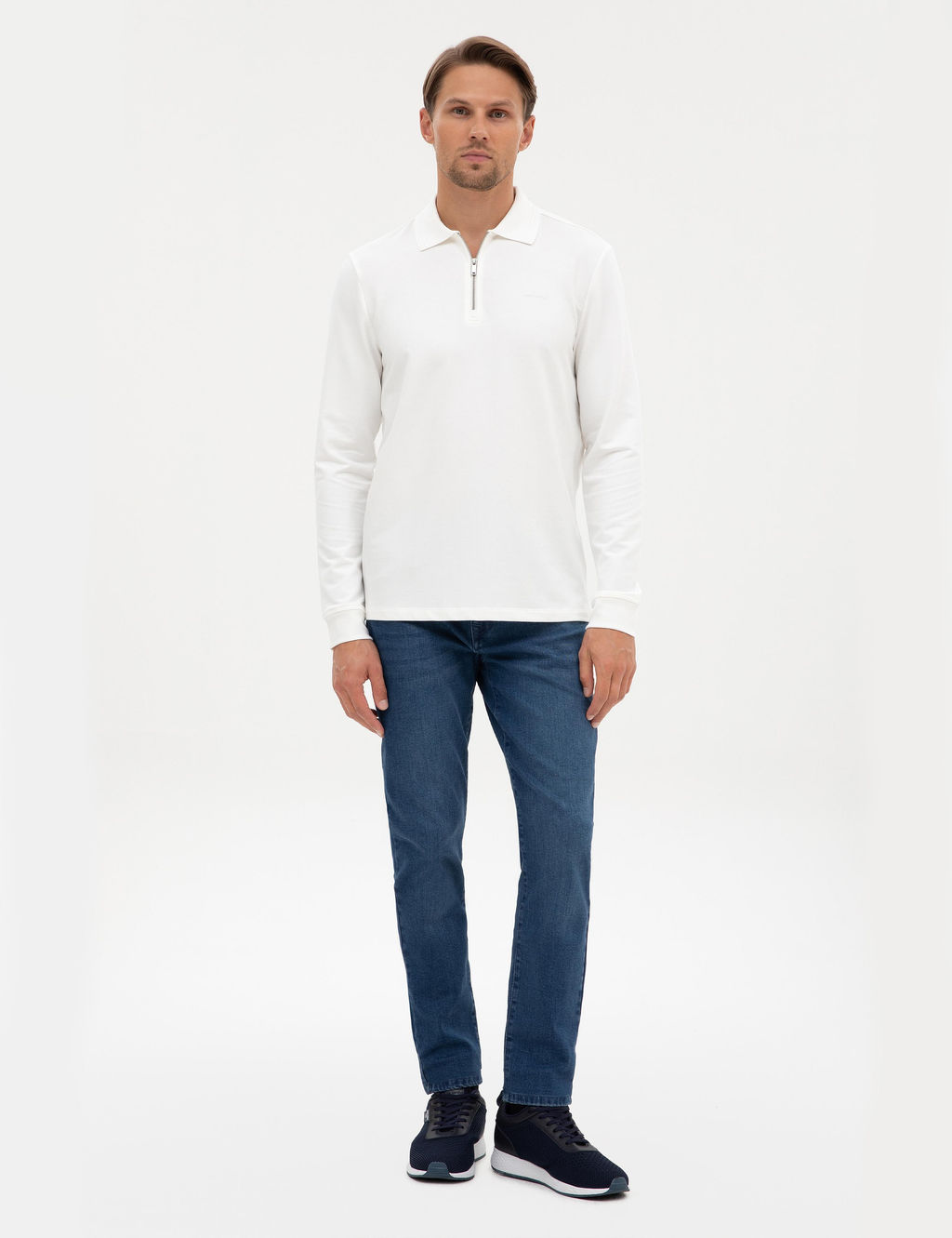 Ekru Regular Fit Sweatshirt - Pierre cardin фото 4