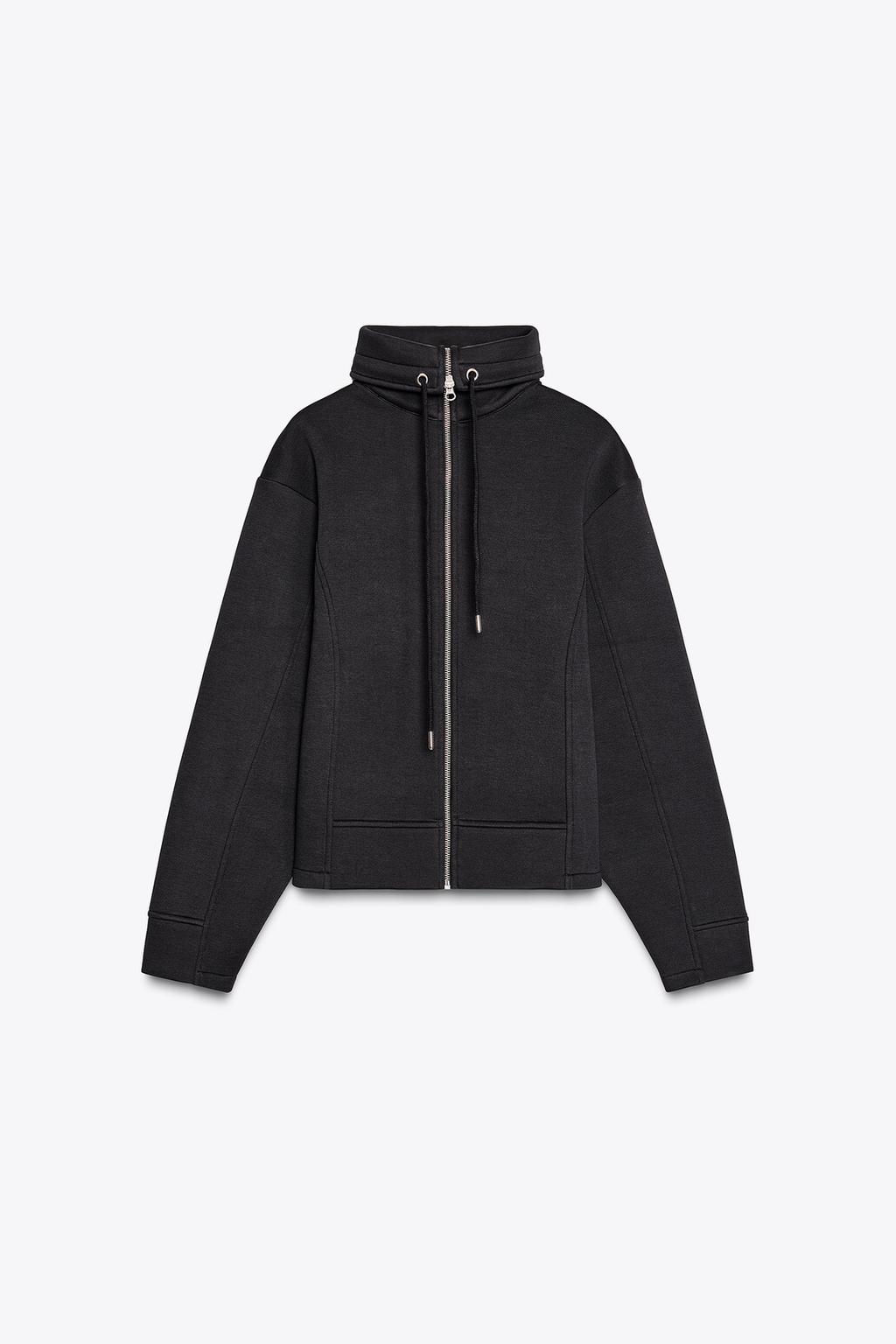 PIQUE ZIP-UP JACKET - Zara фото 3