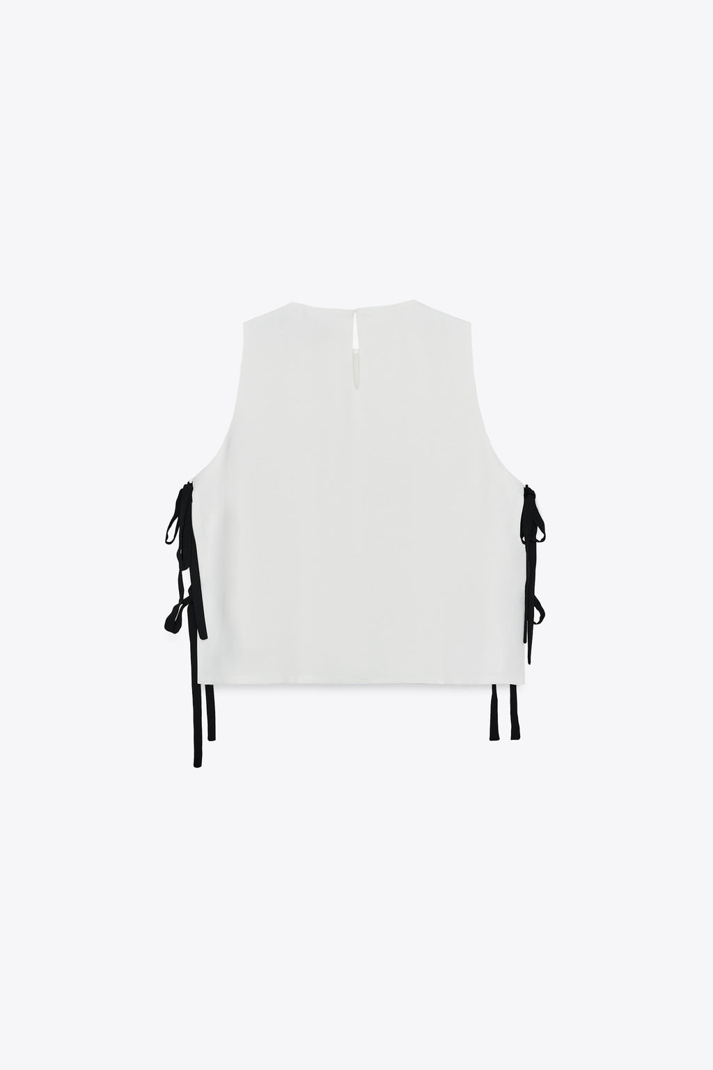 EMBROIDERED FLORAL TIE TOP - Zara фото 7