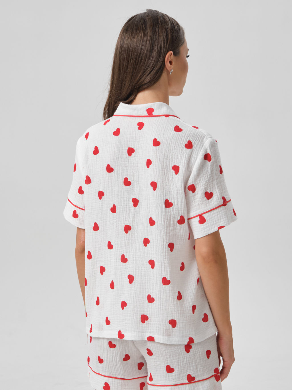 Блузка из муслина с принтом - Stilla фото 5