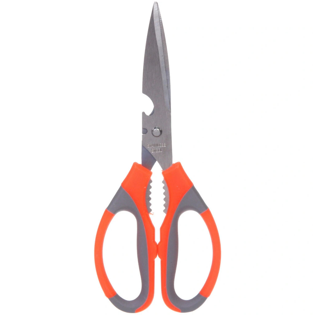 Цена за 3 шт. Ножницы кухонные 21см с орехоколом и открывашкой K024