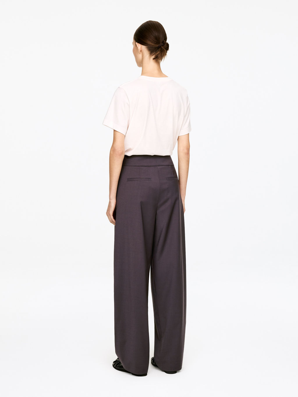Pantalones sastre con detalle cruzado - H&m фото 3