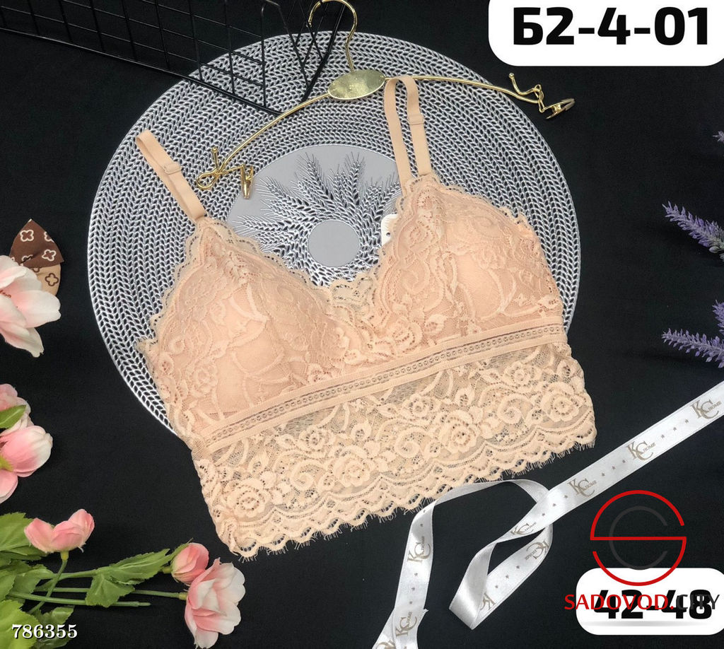 Кружевной женский топ на бретелях - Bruno фото 7