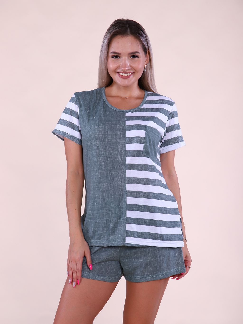 М388 Пижама Милана (полоса) - Иванушка-трикотаж фото 7