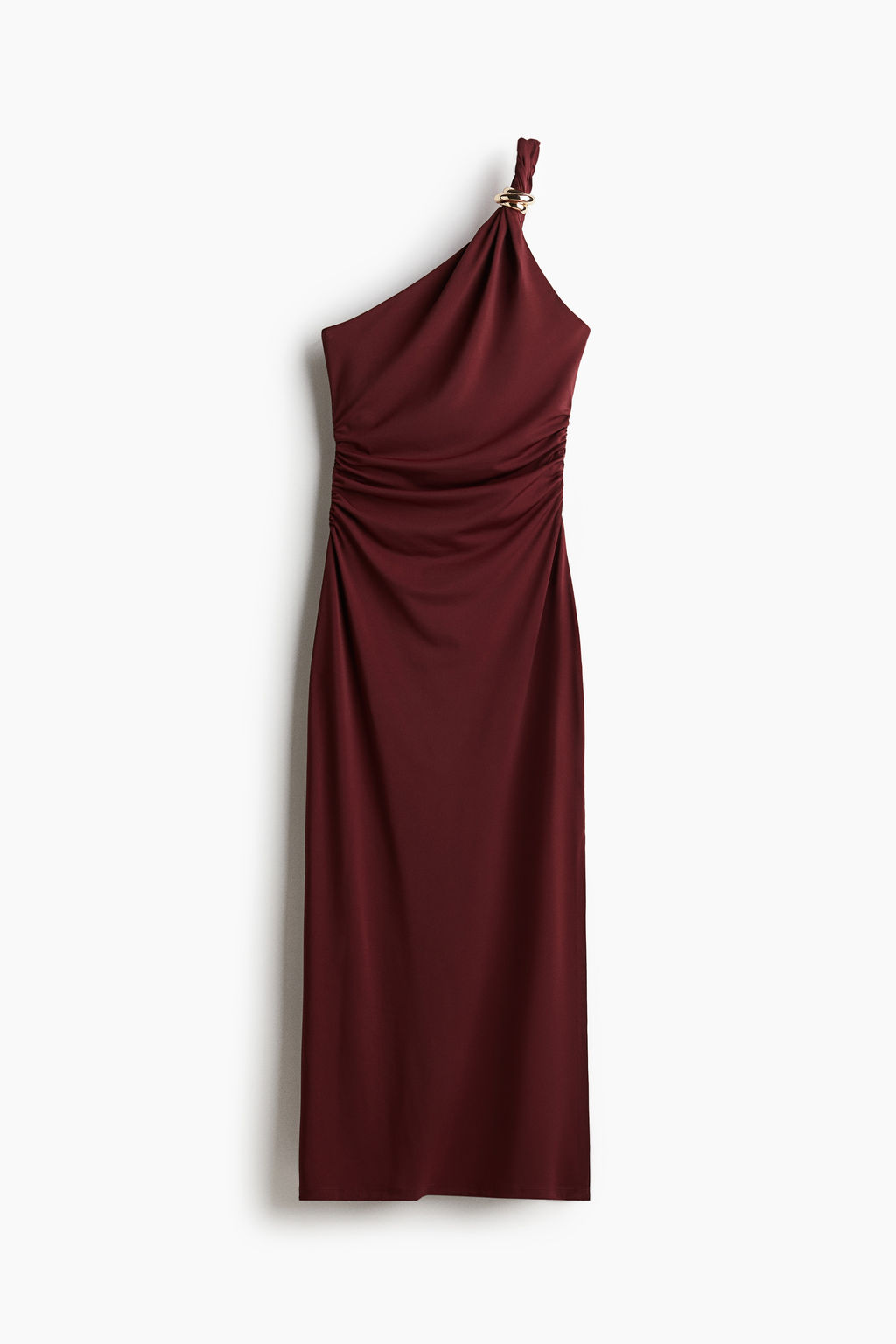 Vestido ajustado de un hombro - H&m фото 2