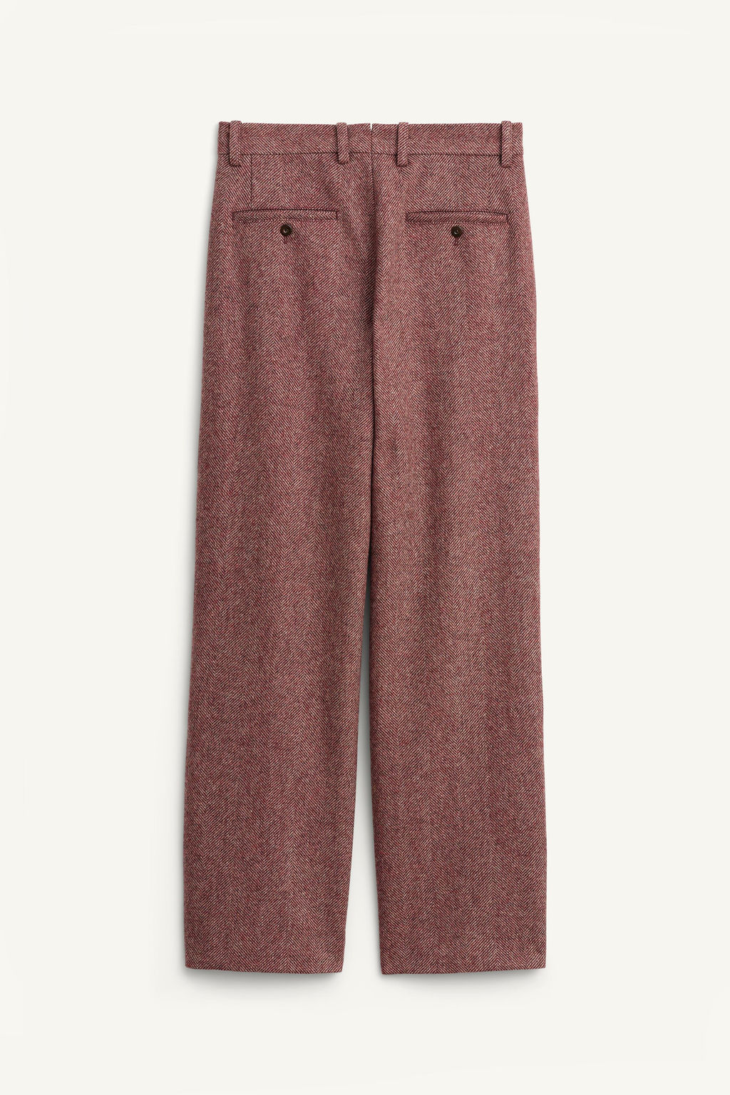 LIMITED EDITION HERRINGBONE WOOL TROUSERS - Zara фото 7