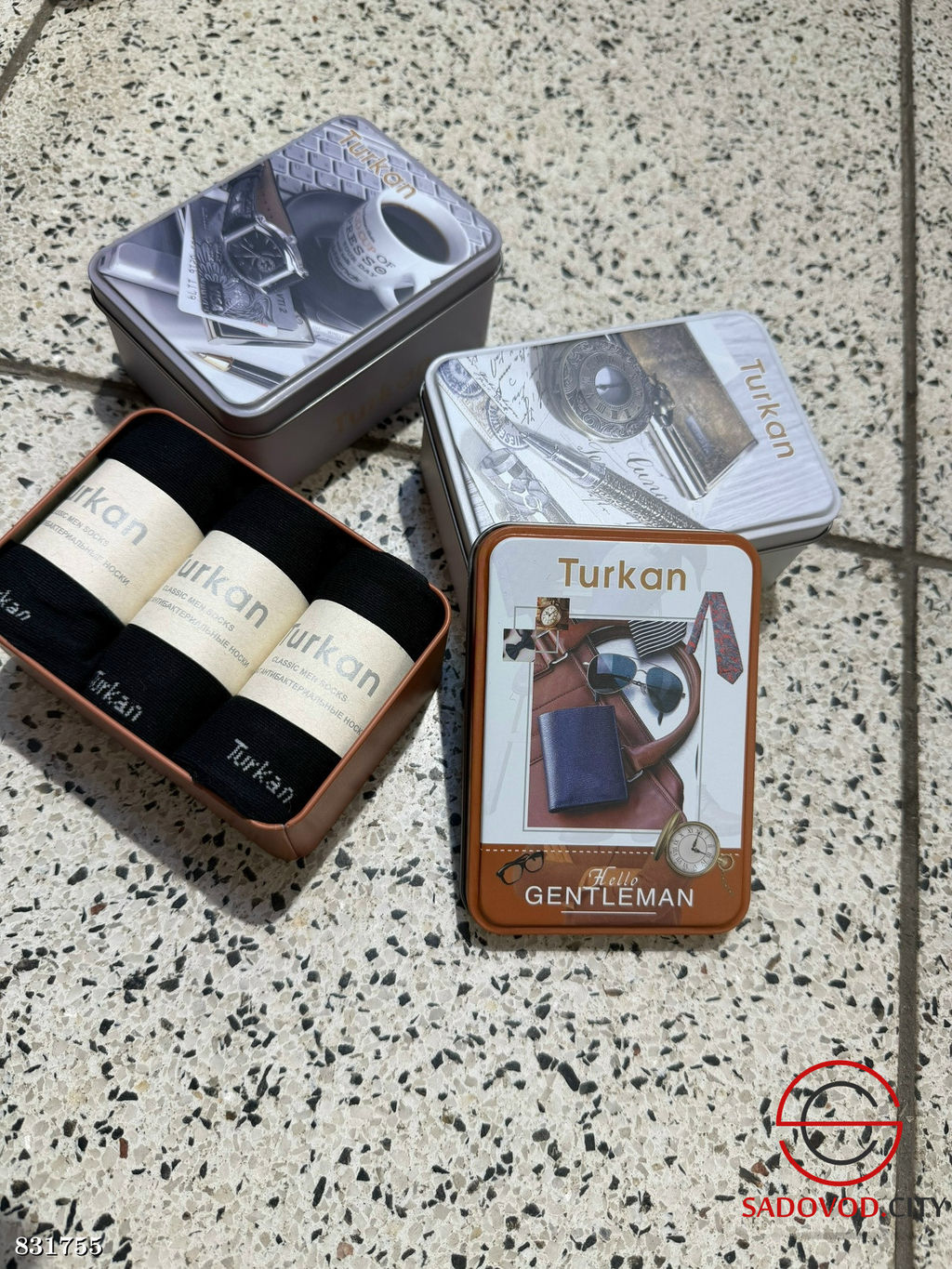 Носки в коробке мужские из хлопка