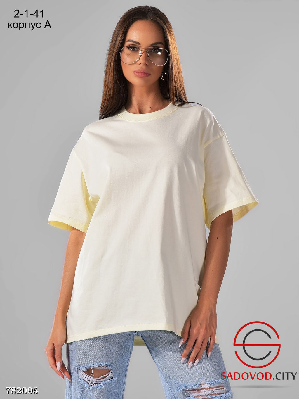 Женская футболка базовая однотонная - Bruno фото 2