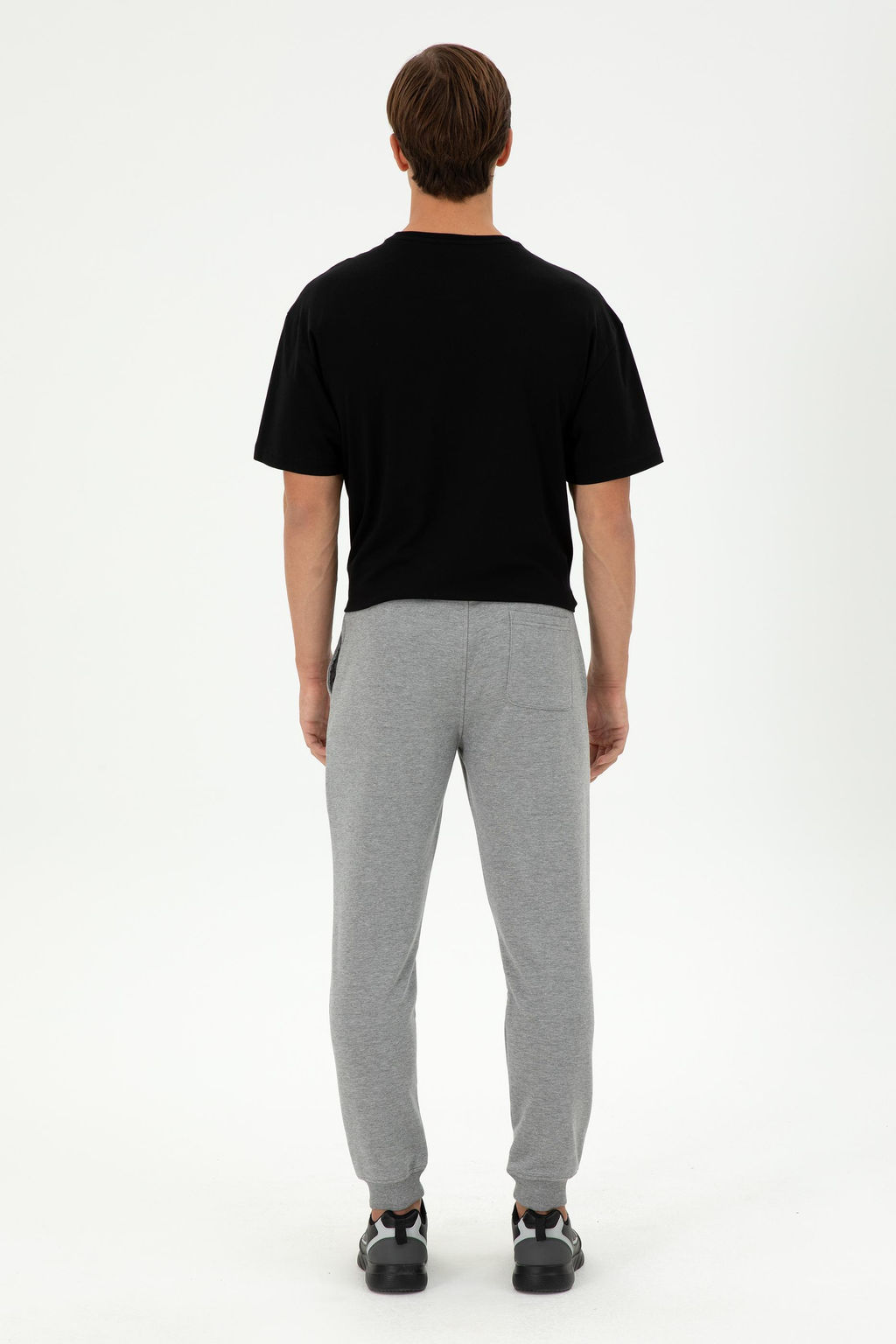 Erkek Gri Melanj E_ofman Alt_ - U.s. polo assn фото 4