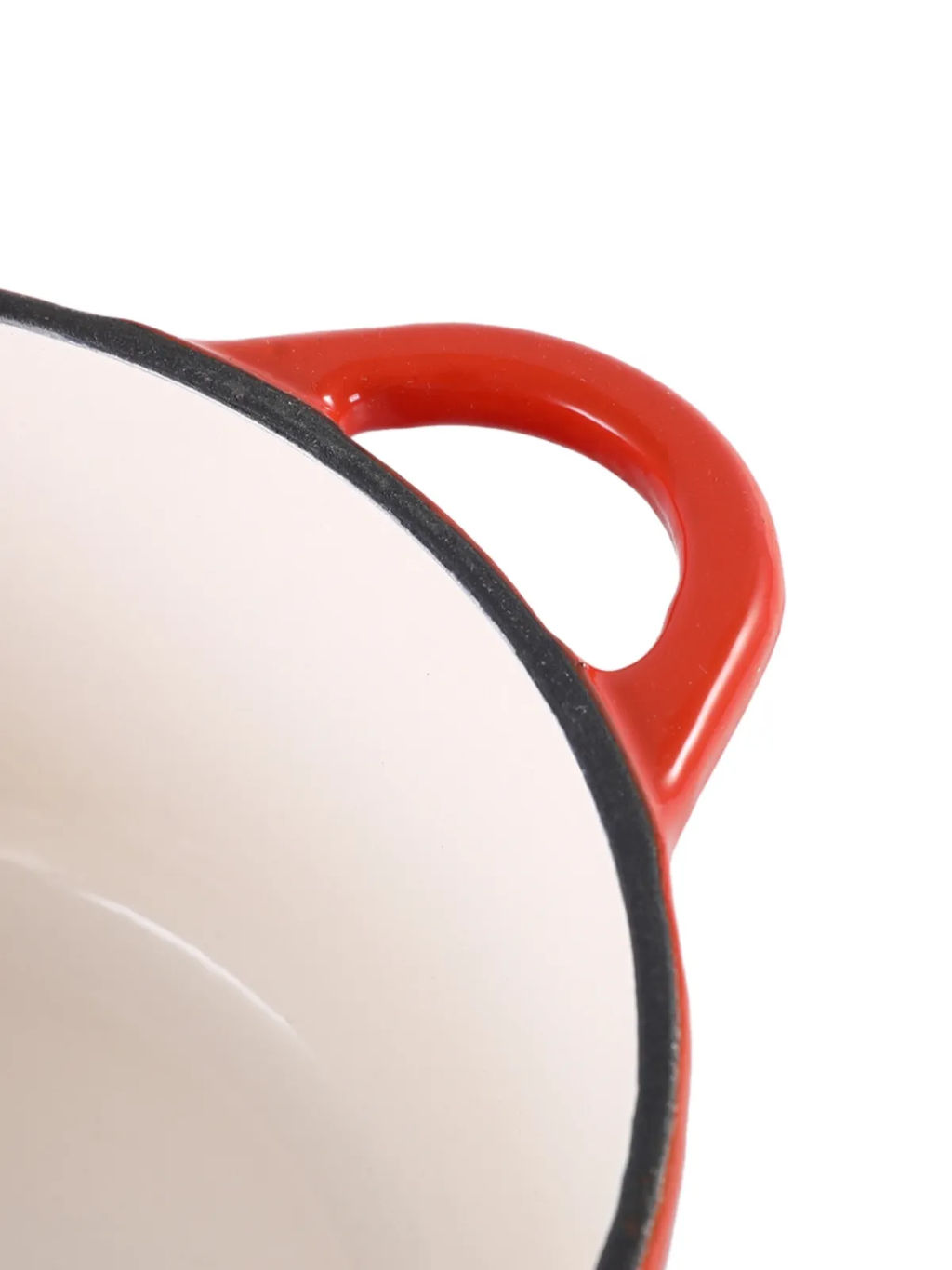 52848 GIPFEL Кастрюля MAJOLICA FLAME 24х17 см / 4,3 л из чугуна с эмалированным покрытием с крышкой. Цвет: оранжевый. - Werner фото 13