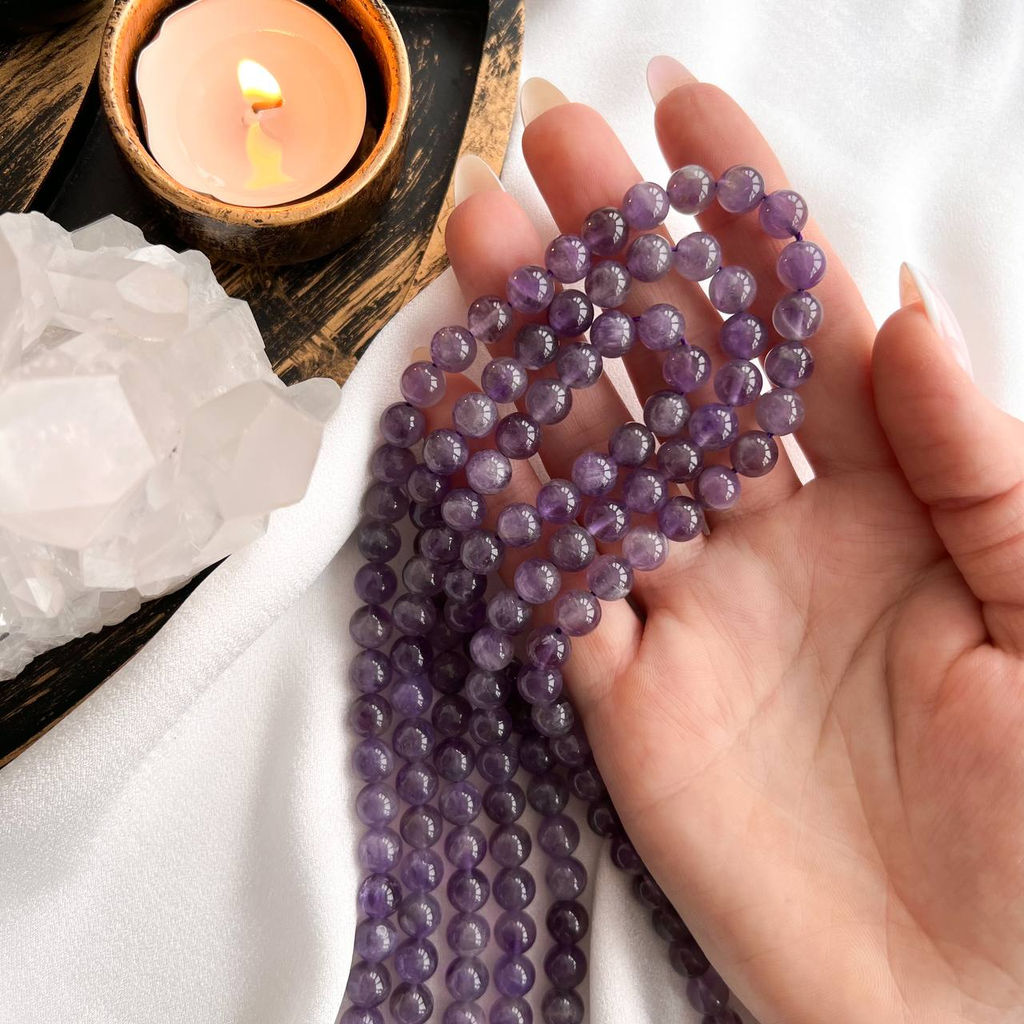 Бусины для украшений из Аметиста