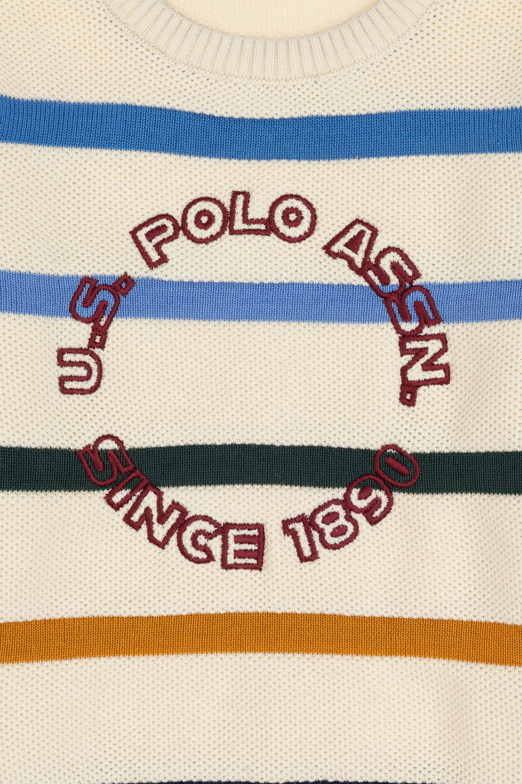 Erkek _ocuk Krem Bisiklet Yaka Kazak - U.s. polo assn фото 8
