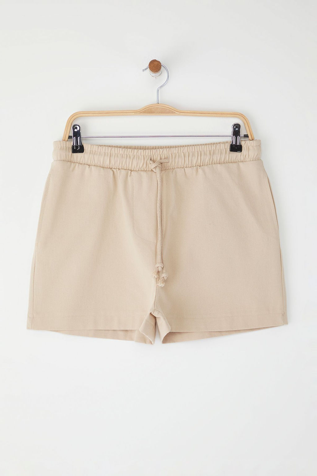 Trendyolmilla Haki %100 Pamuk Gabardin City Boy Bagc?kl? Sort & Bermuda TWOSS25SR00212 фото 13