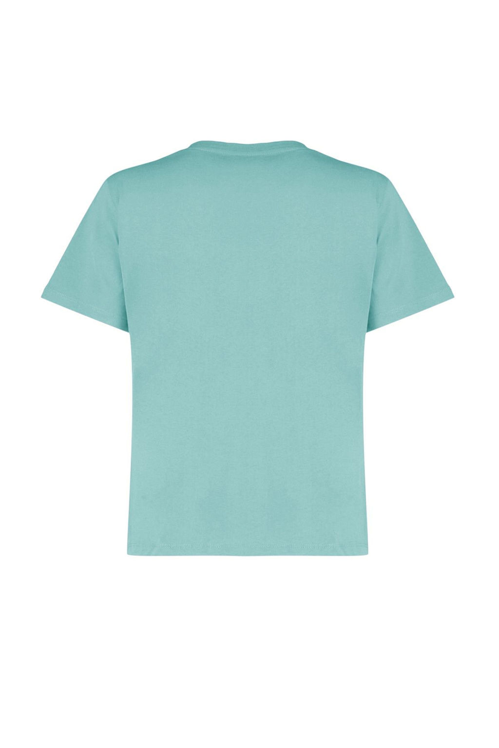 TRENDYOLMILLA Beyaz %100 Pamuk Regular/Normal Kal?p K?sa Kollu Basic Bisiklet Yaka Orme T-Shirt TWOSS23TS00000  фото 7