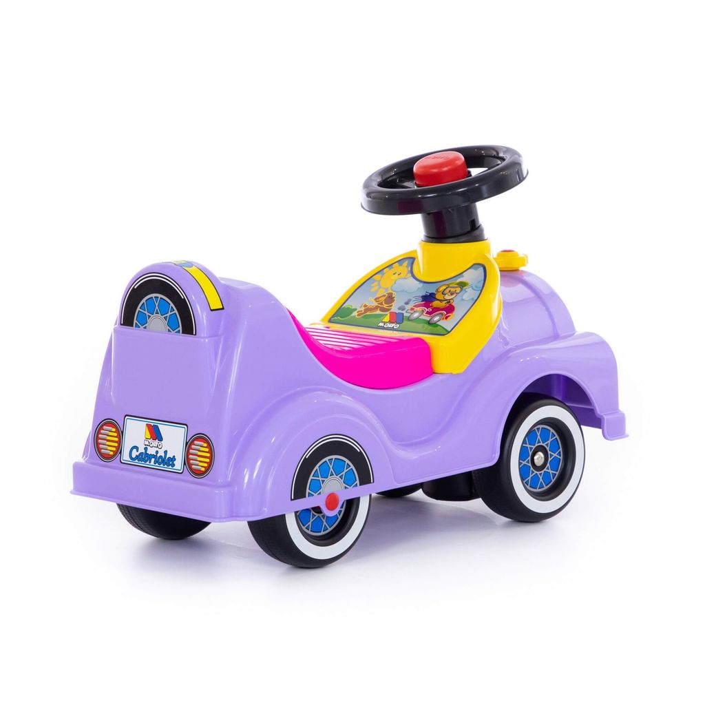 Каталка-автомобиль Кабриолет №2 (без звукового сигнала) - Полесье фото 4