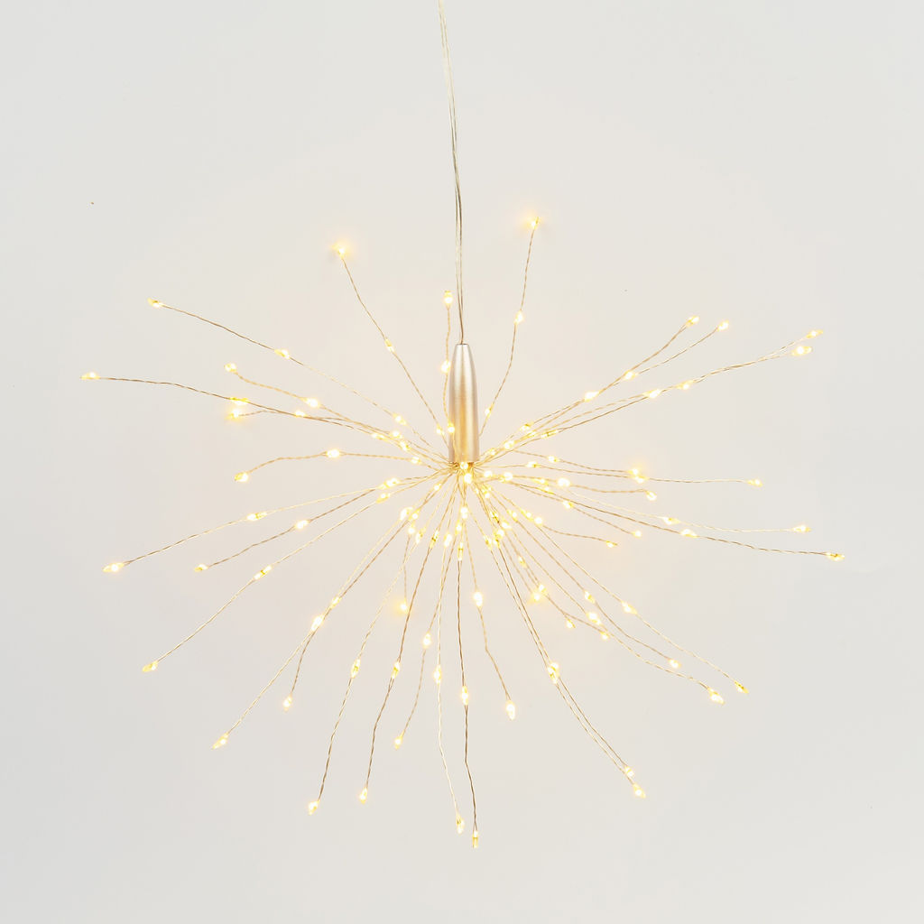 ULD-H3030-150/DTA/3AA/RC WARM WHITE IP20 FIREWORKS Фигура светодиодная Фейерверк на батарейках 3AA (не в/к), 30х30см. Подвесная. 120 светодиодов. Теплый белый свет. Пульт ДУ (в/к). Провод прозрачный. TM Uniel - Volpe фото 3