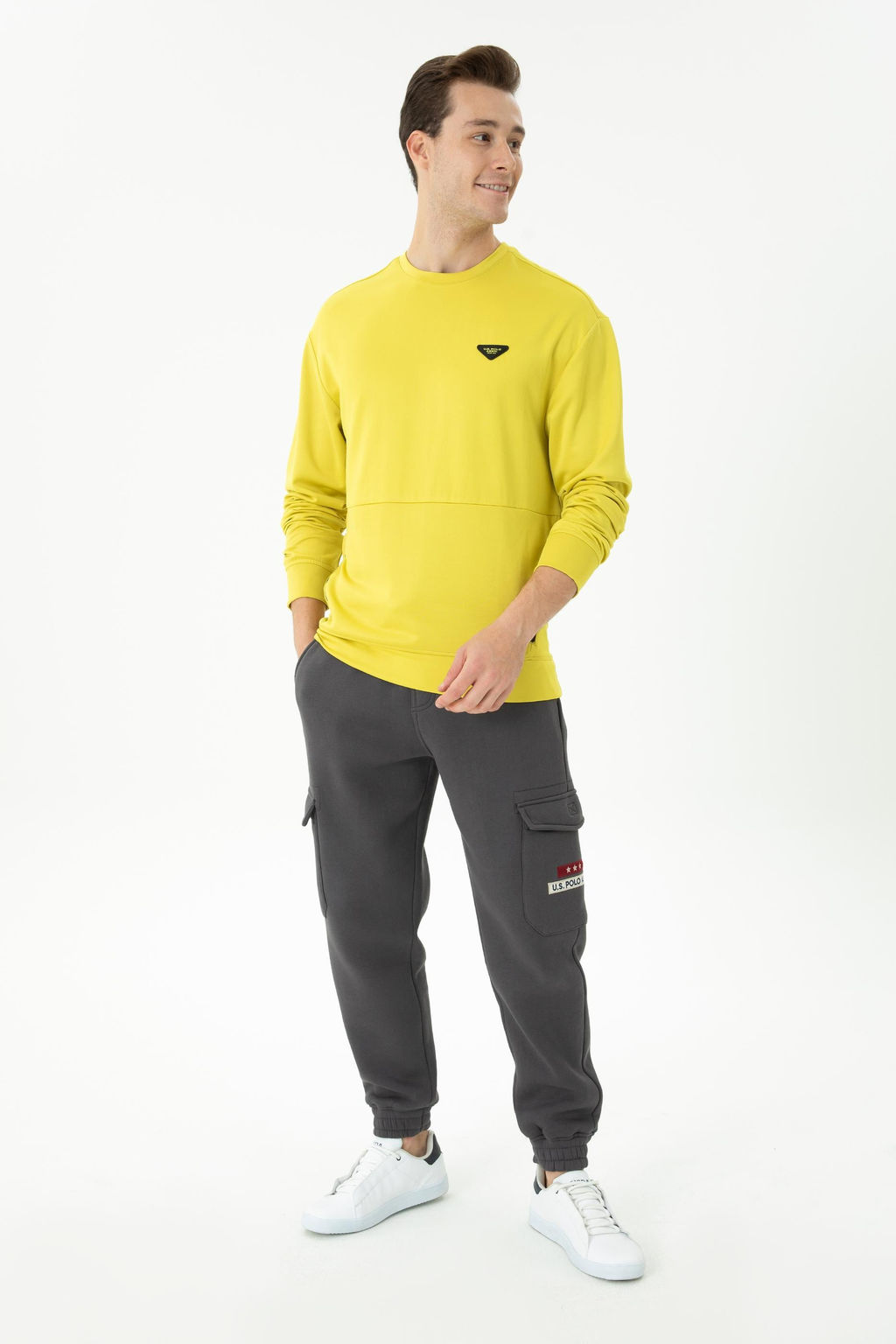 Мужской фисташково-зеленый свитшот - U.s. polo assn фото 18