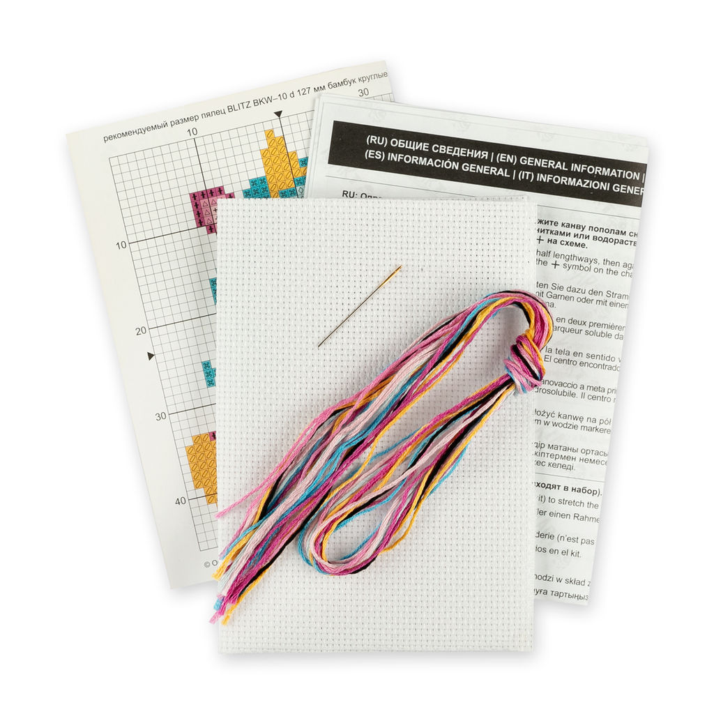 Klart набор для вышивания 12-040 Очаровашка 10 х 11 см