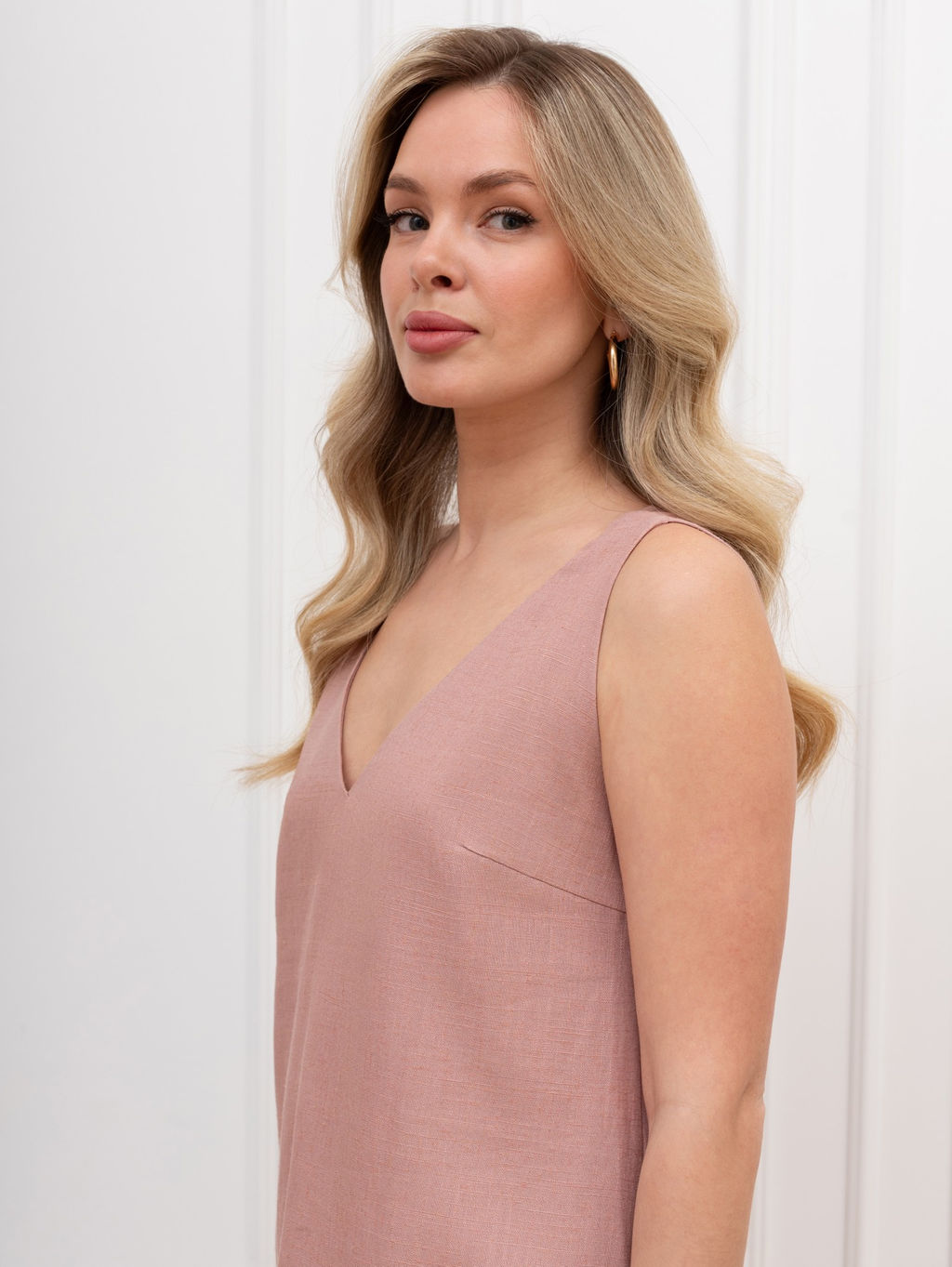 Блузка (топ) Сибелла-4 из вискозы со льном - Виотекс фото 39