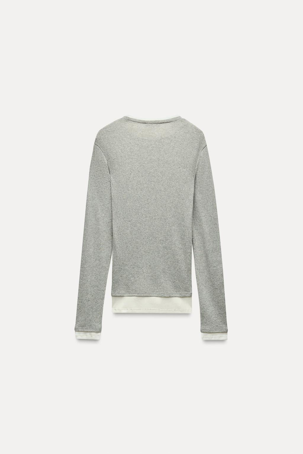 DOUBLE T-SHIRT - Zara фото 13